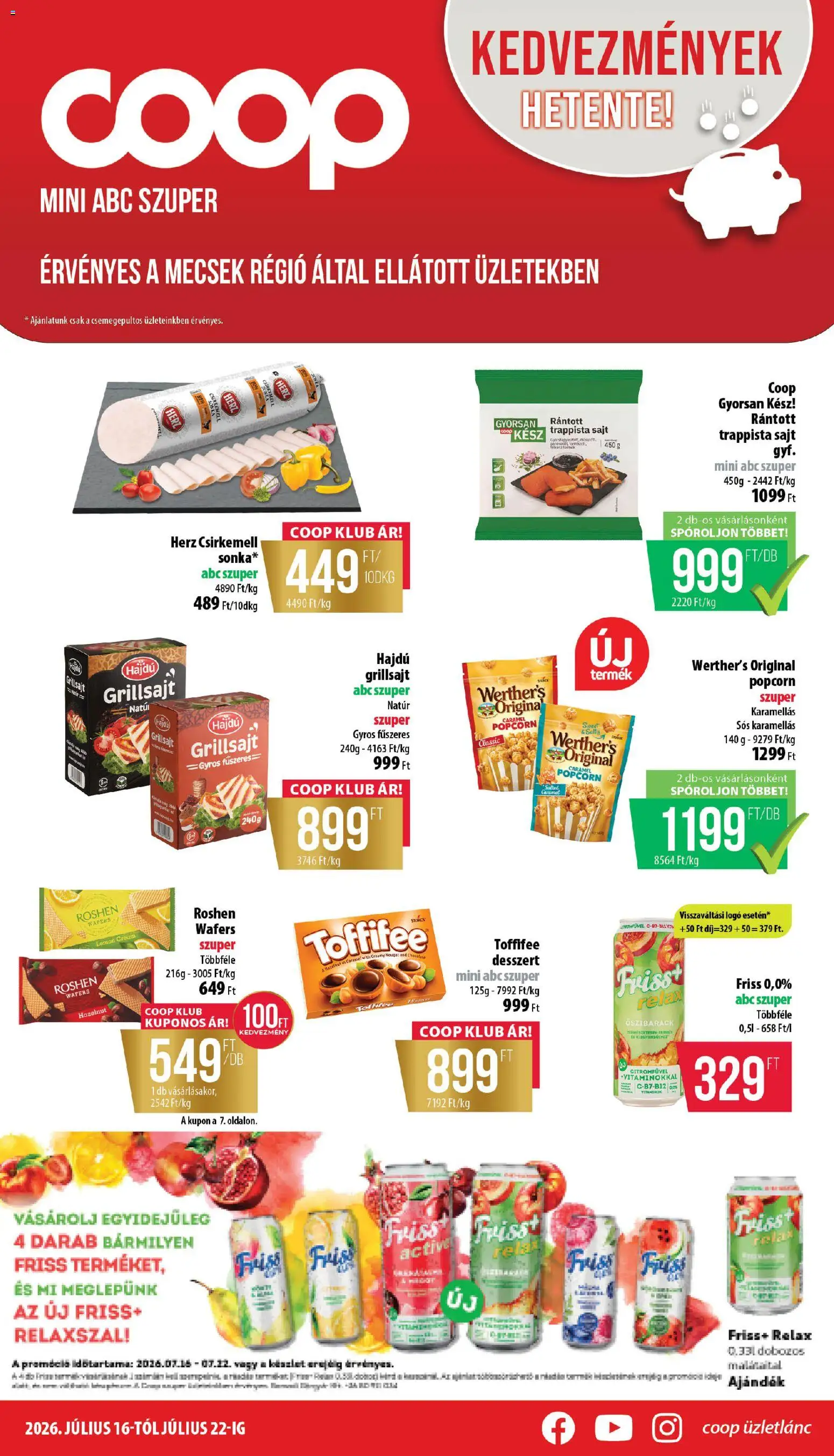 Akciós újság új COOP catalogue cover