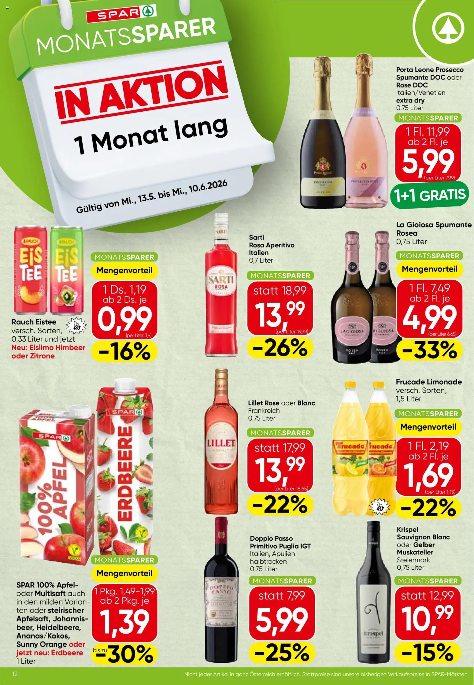 Spar Flugblatt - Niederösterreich gültig ab 13.05.2026 | Seite: 12