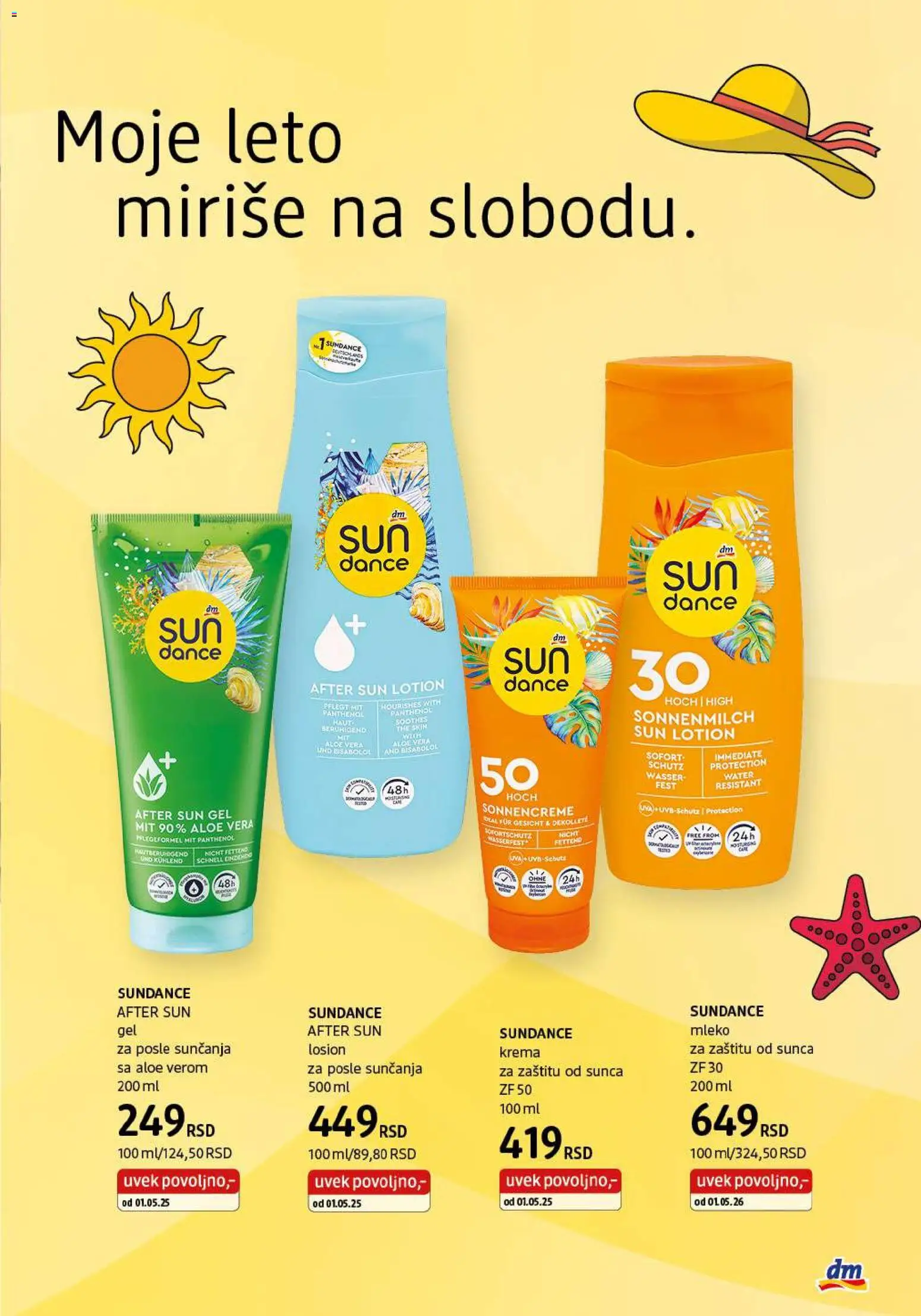 DM Drogerie katalog - važi od 01.06.2026 | Strana: 3 | Proizvode: Mleko, Krema