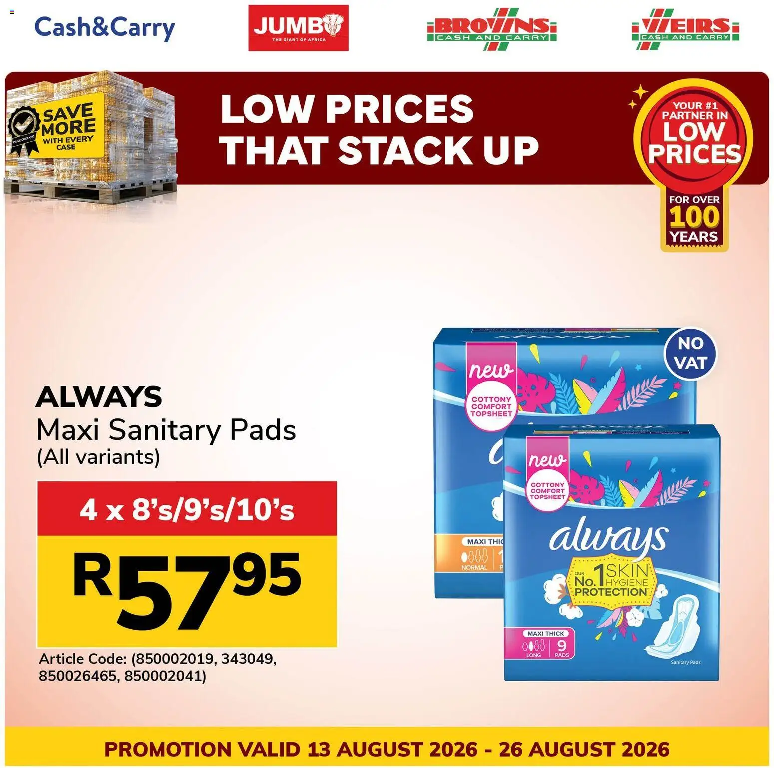 New Jumbo catalogue – valid from 13/08/2026 | Page: 1 | Products: Case, Pads