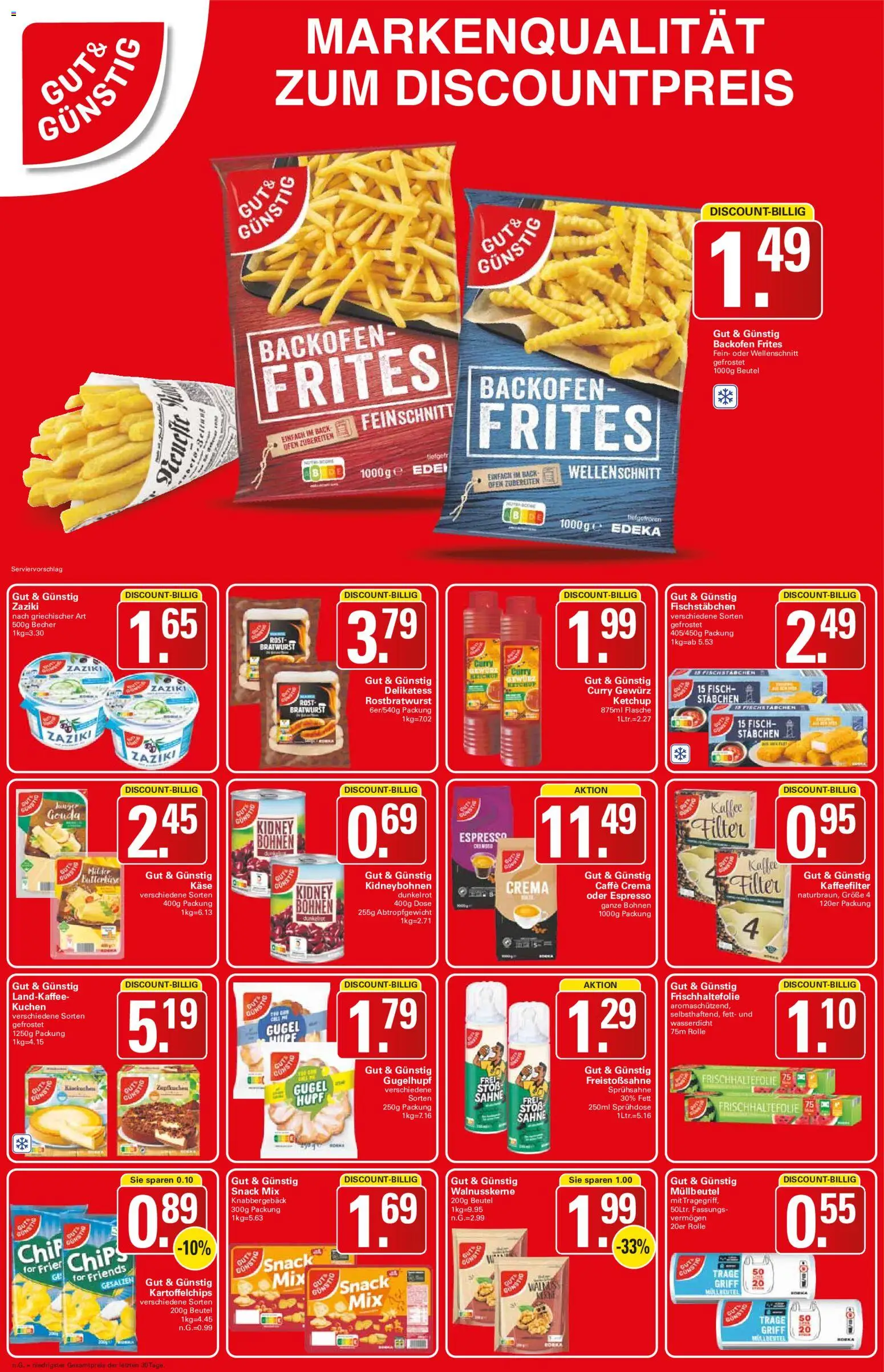 WEZ Prospekt – gültig ab 01.06.2026 | Seite: 16 | Produkte: Ofen, Käse, Kuchen, Ketchup