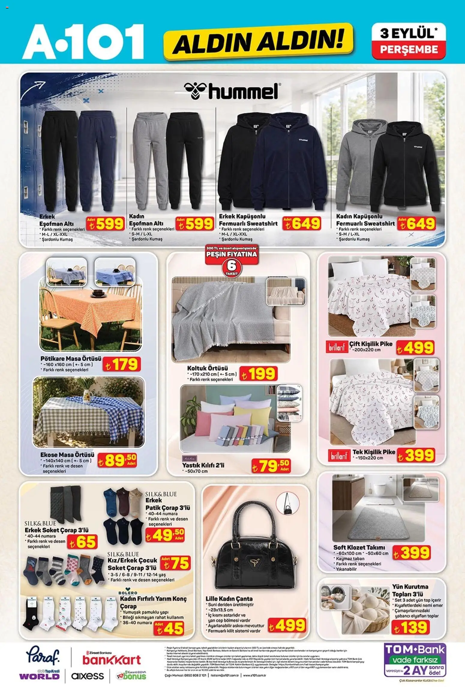 A101 - Katalog Aldın Aldın - 03 Eylül 2026 tarihinden itibaren geçerlidir | Sayfa: 9 | Ürünler: Yastık, Koltuk, Pike, Masa örtüsü
