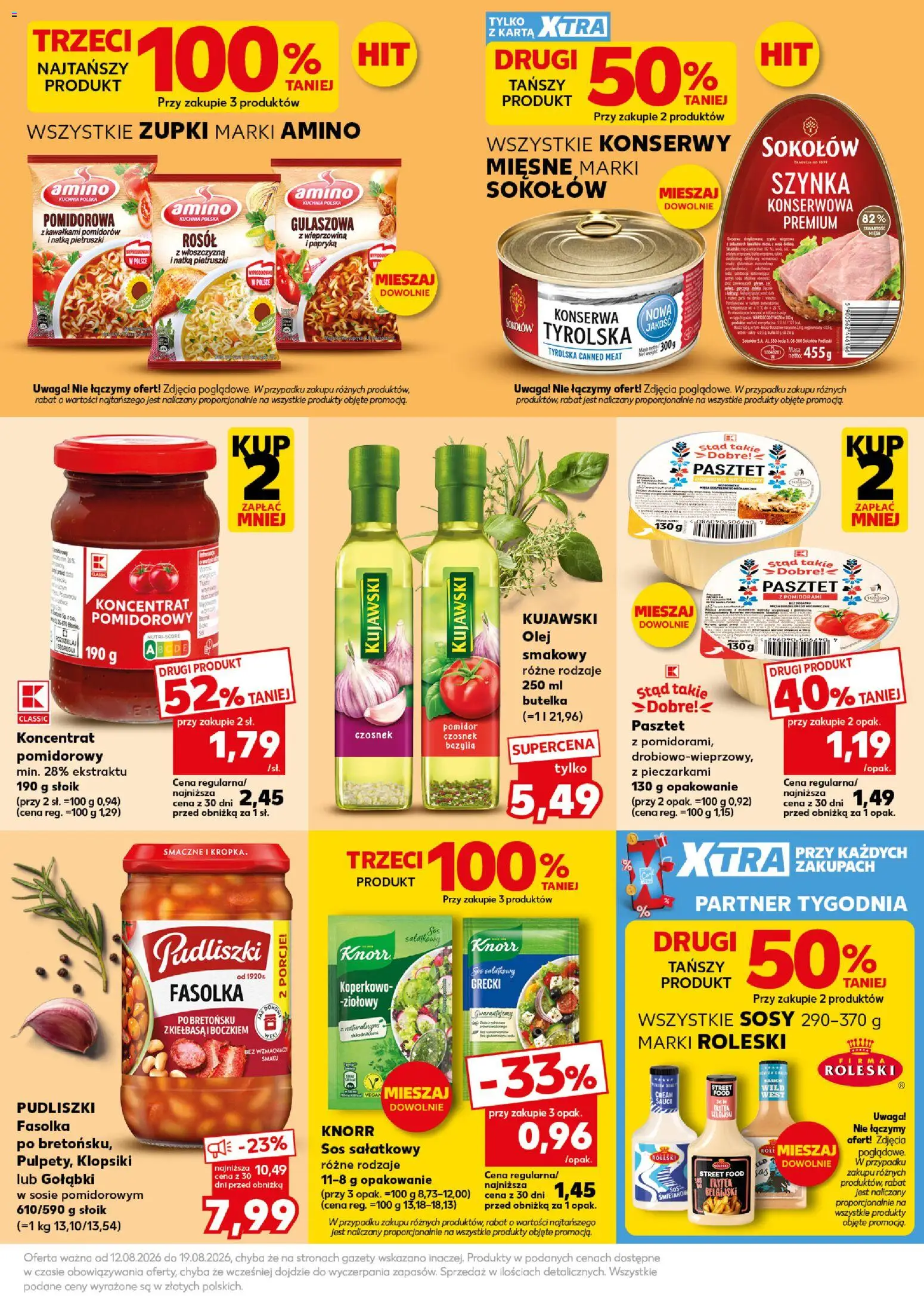 Kaufland Polsko leták - Mocny start od 17.08.2026 | Strana: 27 | Produkty: Olej, Knorr