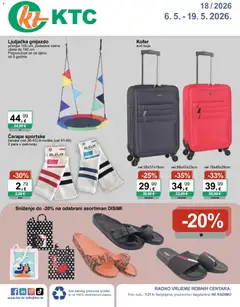 KTC Katalog igračke i tekstil - Pregled kataloga iz trgovine KTC, vrijedi od 06.05.2026