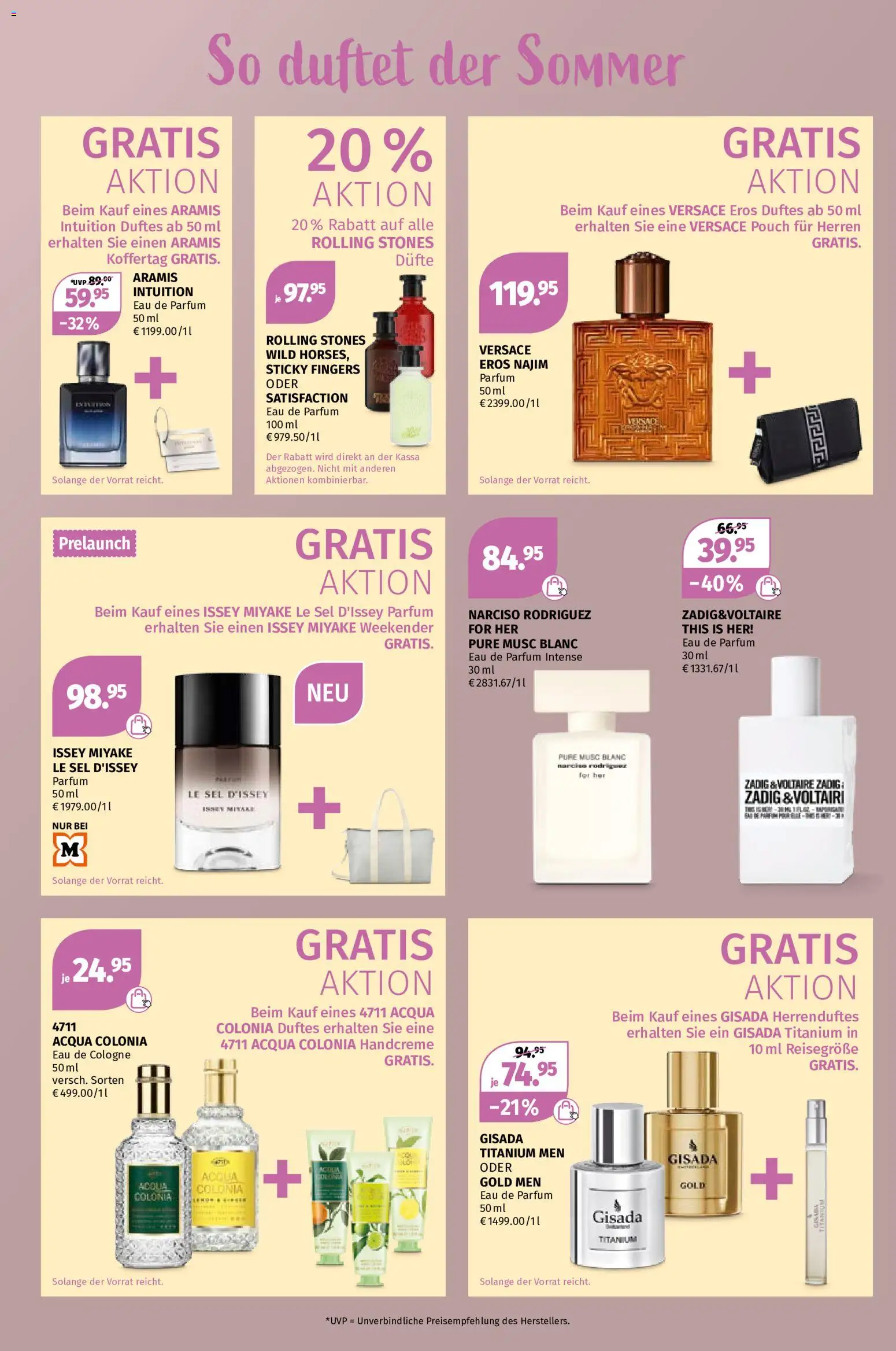 Müller Parfümerie Angebote gültig ab 01.06.2026 | Seite: 4 | Produkte: Parfüm, Handcreme