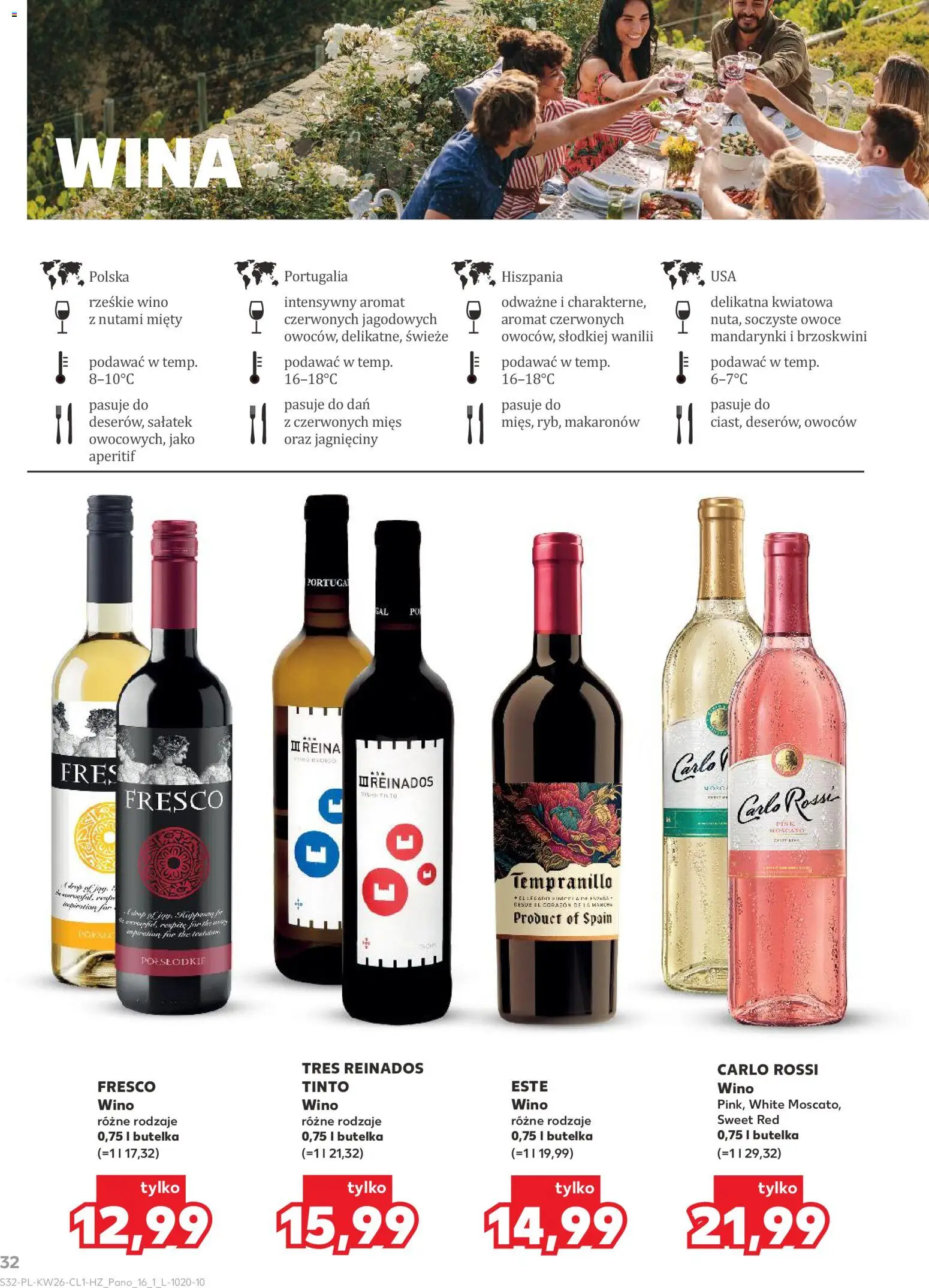 Kaufland Polsko leták - Barek od 25.06.2026 | Strana: 32 | Produkty: Moscato