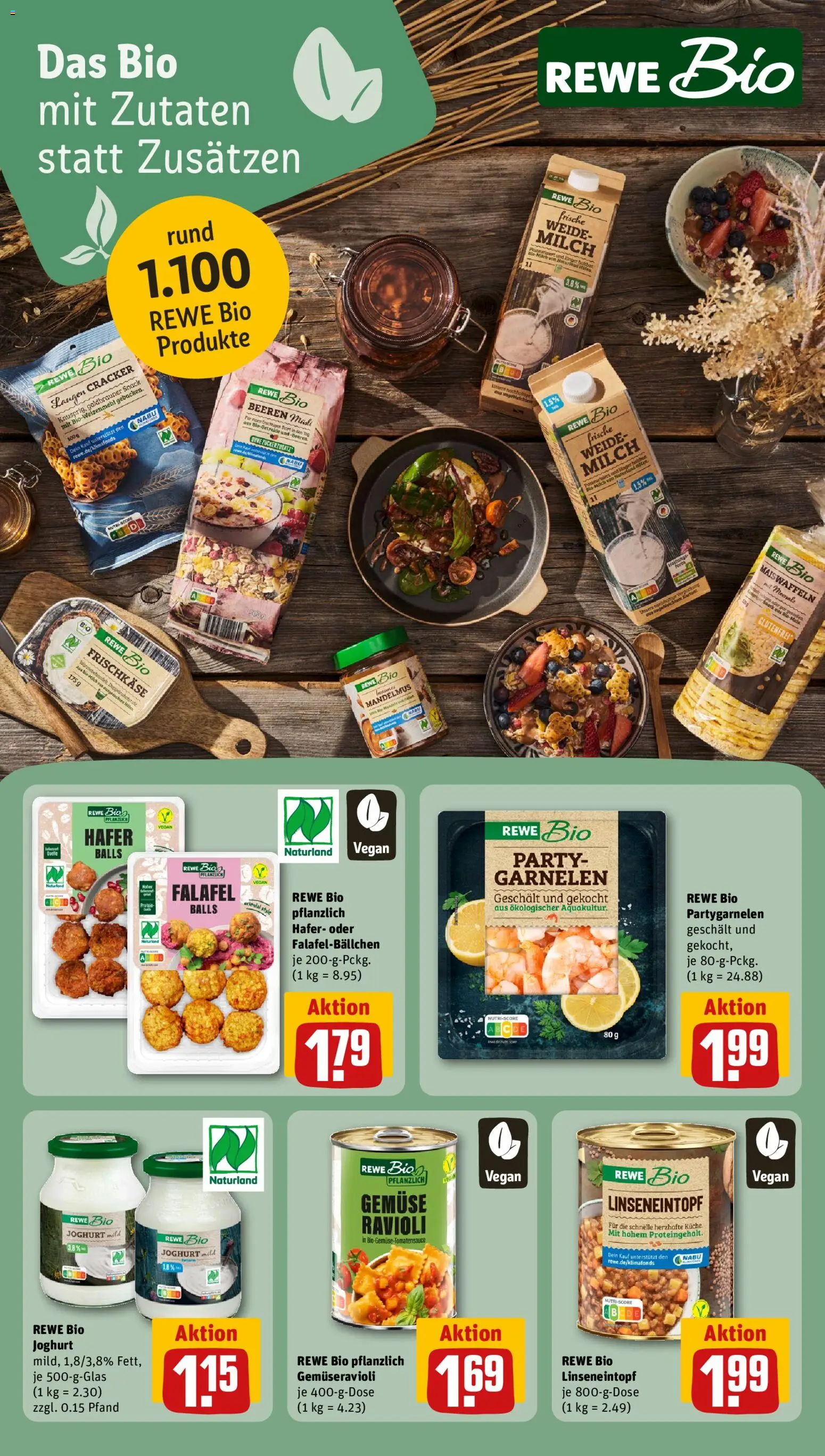 Rewe ihr Kaufpark Prospekt – gültig ab 29.06.2026 | Seite: 15 | Produkte: Milch, Joghurt, Garnelen, Gemüse