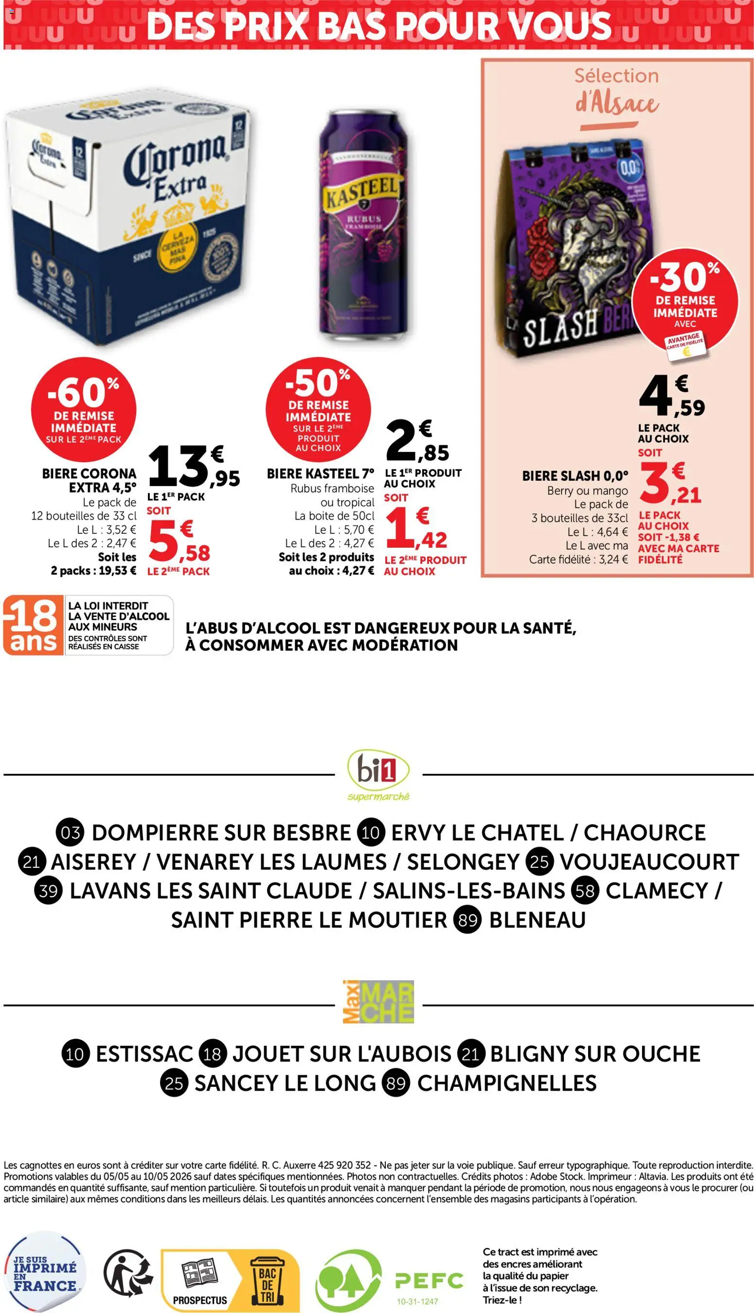 {H1} | Page: 20 | Produits: Framboise, Bière