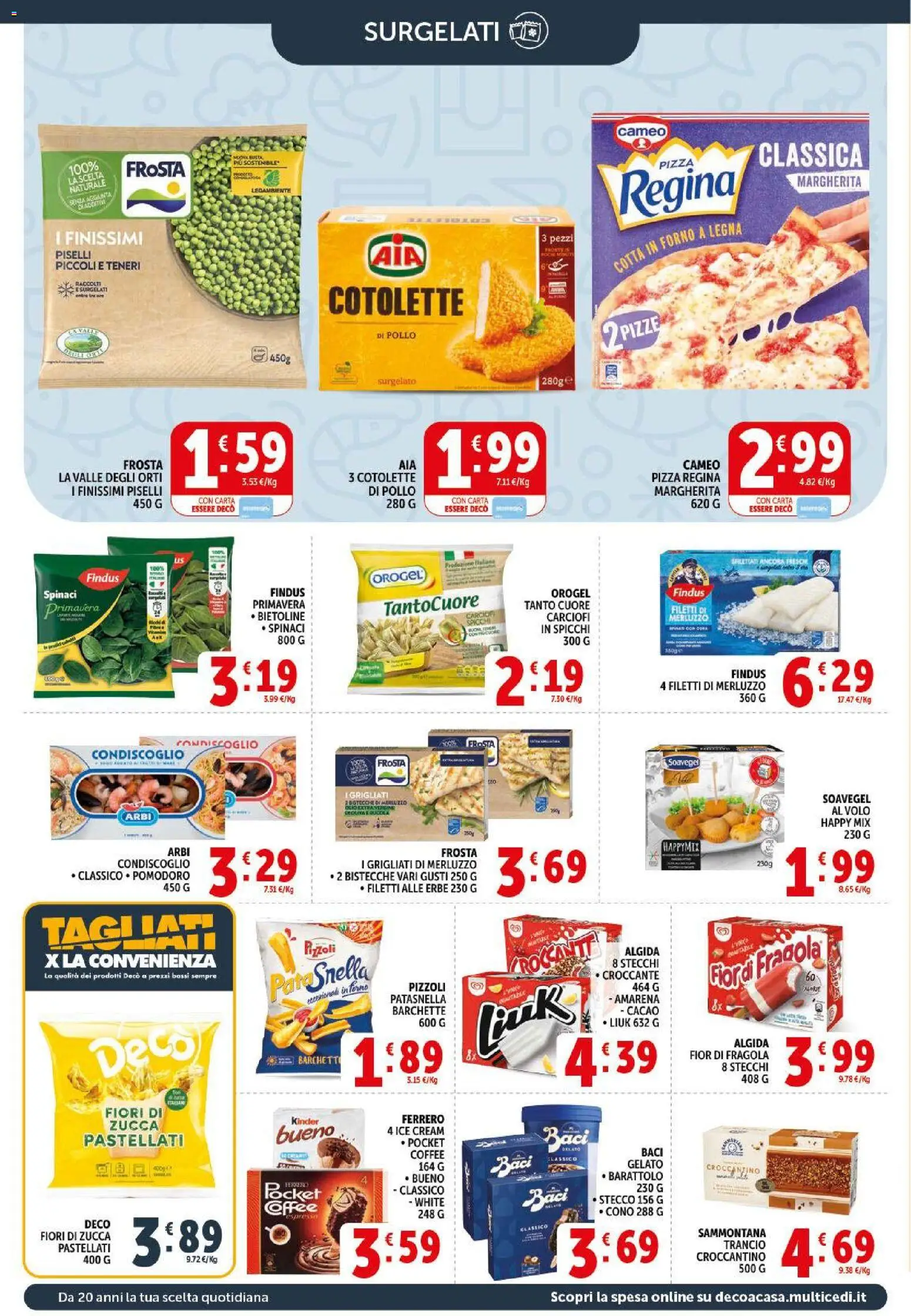 Volantino Decò del 29.05.2026 | Pagina: 10 | Prodotti: Pollo, Merluzzo, Zucca, Piselli