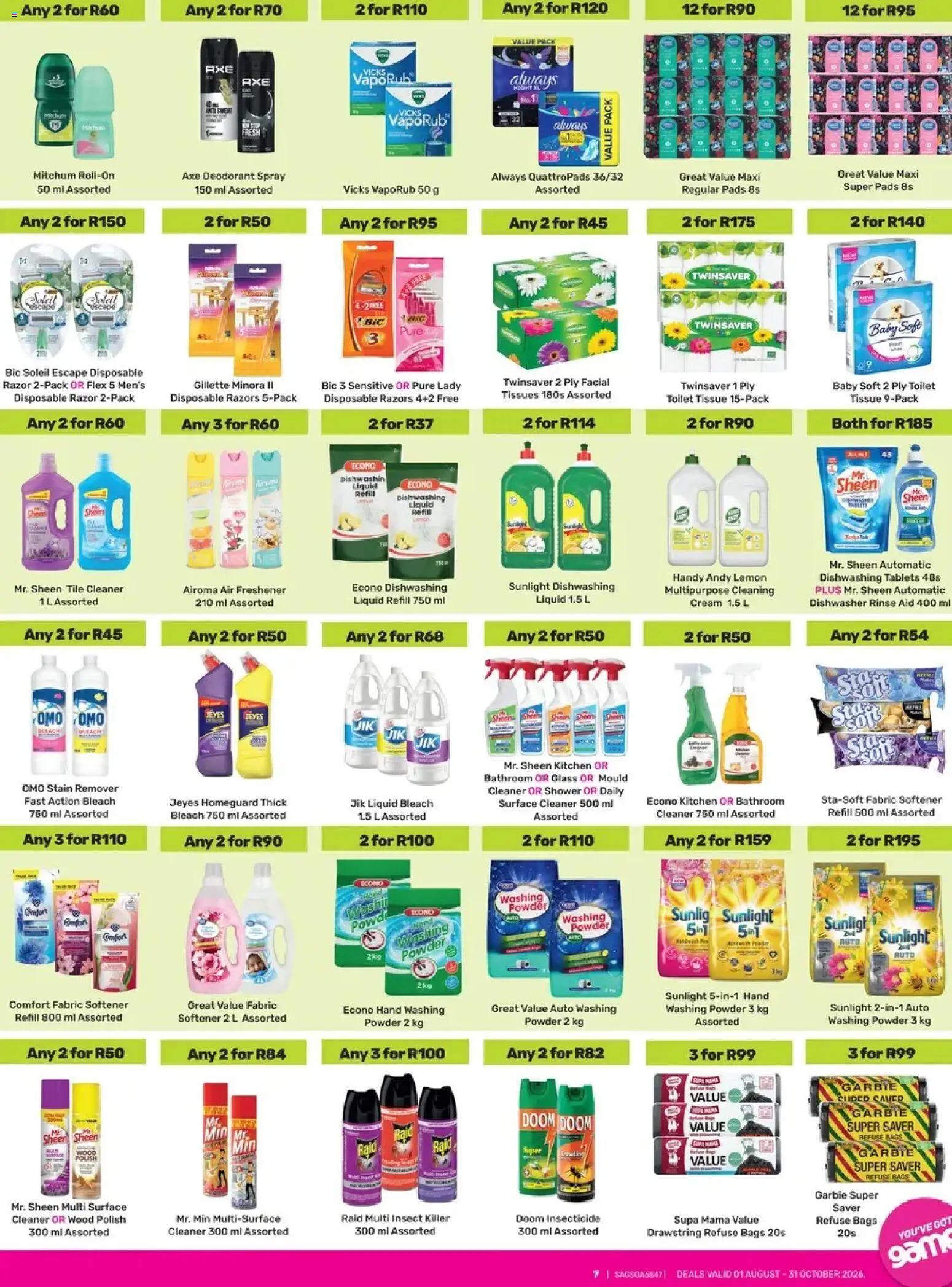 New Game catalogue – valid from 01/08/2026 | Page: 7