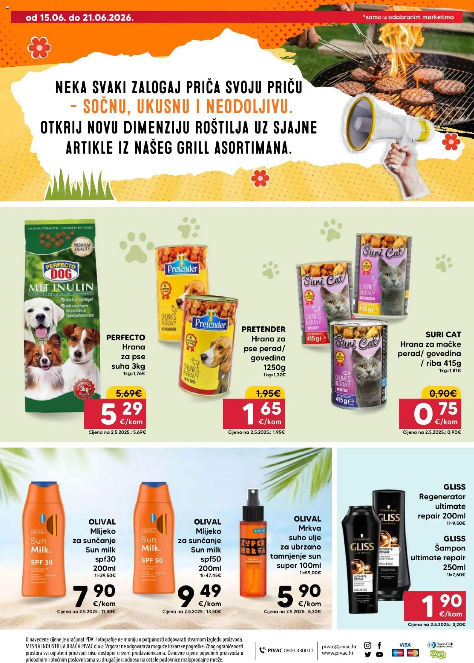 Pivac katalog | vrijedi od 15.06.2026 | Stranica: 16 | Proizvodi: Regenerator, Mlijeko, Mrkva, Hrana za mačke