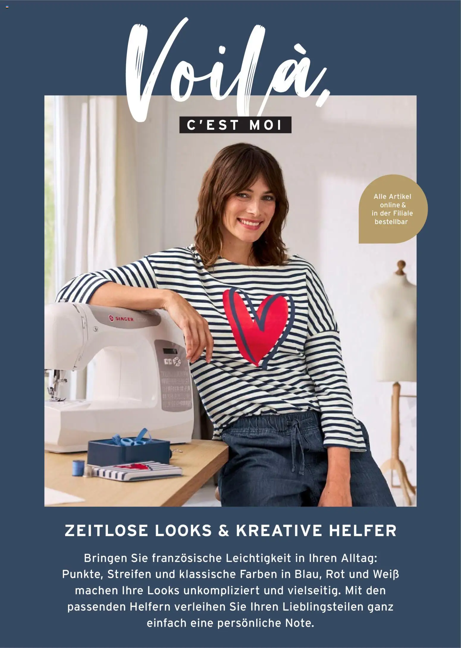 Prospekt Tchibo Zeitlose Looks & Kreative Helfer – gültig ab 12.08.2026 | Seite: 2 | Produkte: Shirt, Nähmaschine, Box