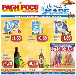 Anteprima del volantino Paghi Poco volantino valido a partire dal 21/07/2026