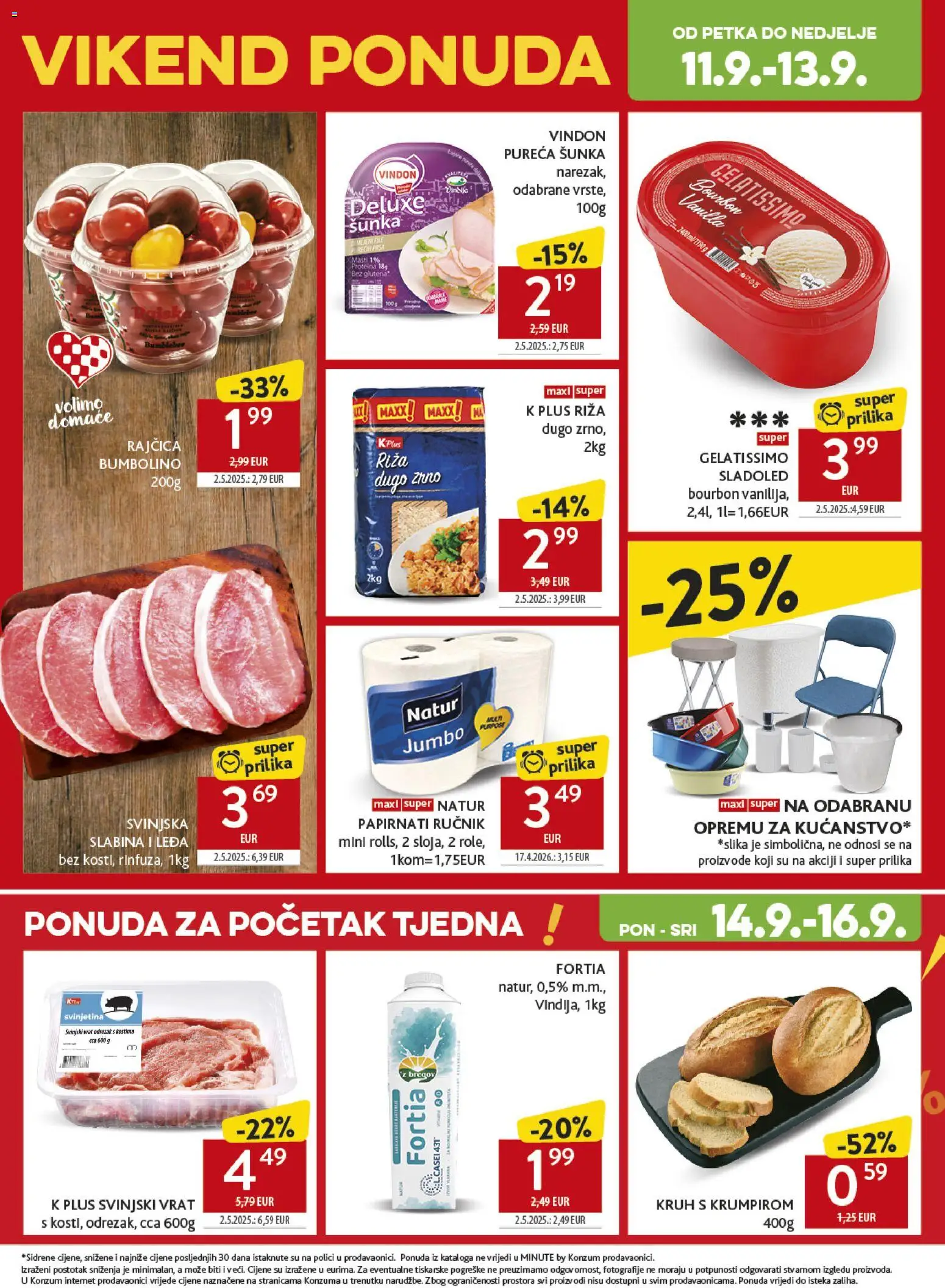 Konzum HR akciós ujság - amely érvényes a következő dátumtól: 2026.09.09. | Oldal: 56 | Termékek: Bourbon
