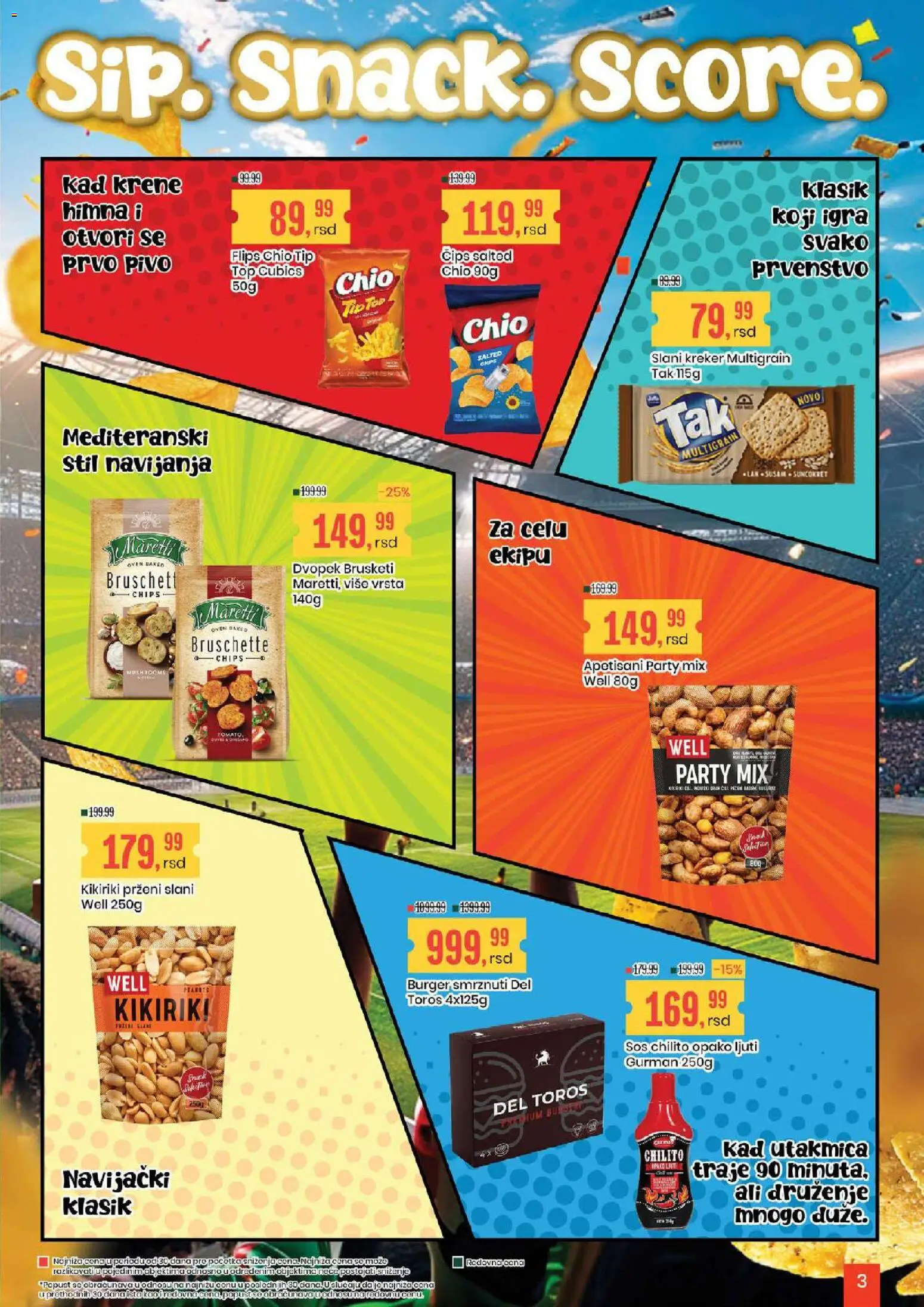 Aroma Market katalog - važi od 12.06.2026 | Strana: 3 | Proizvode: Čips, So, Kikiriki, Pivo