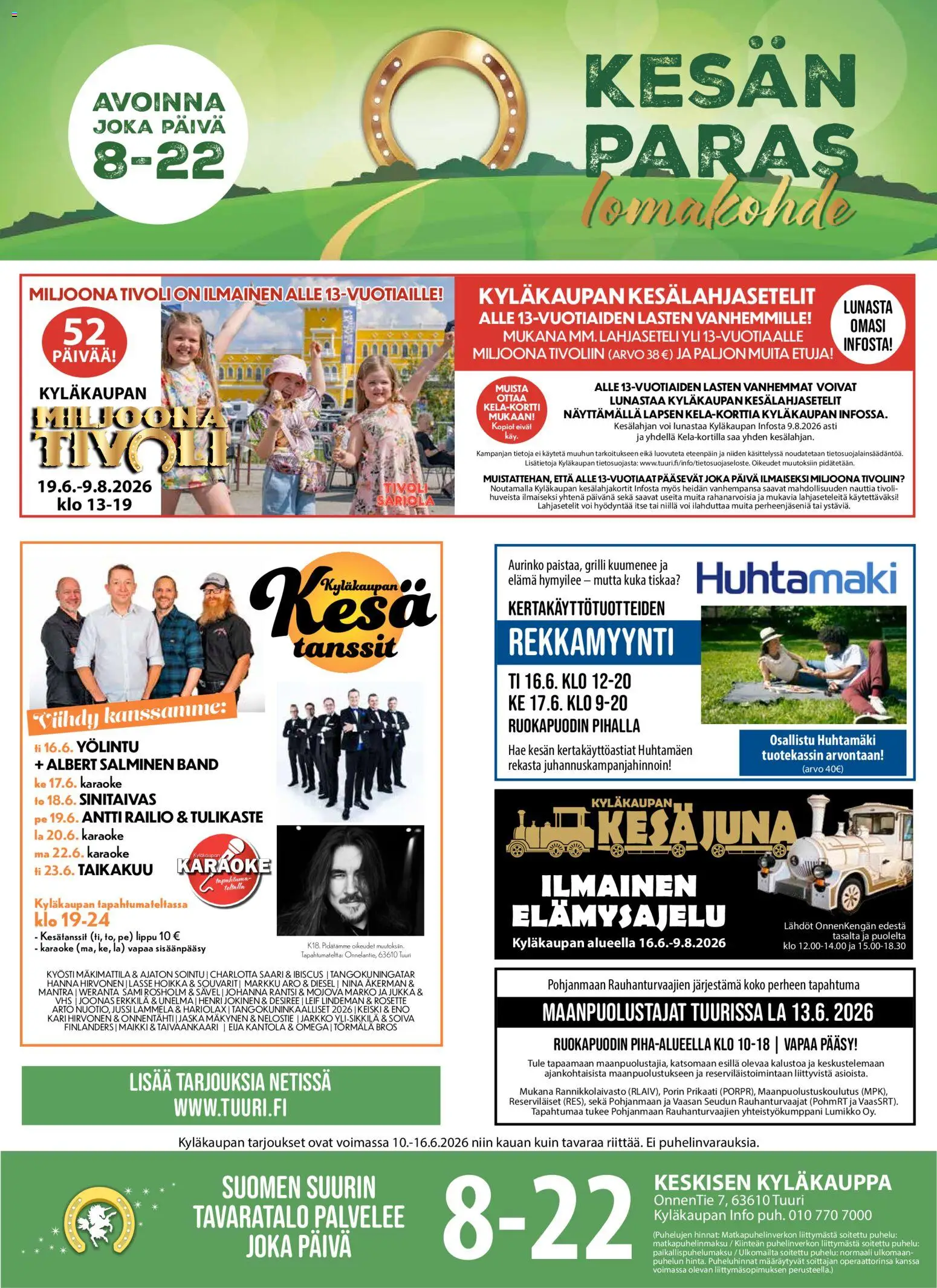 Tuuri tarjoukset – voimassa 10.06.2026 alkaen | Sivu: 1 | Tuotteet: Grilli, Voi