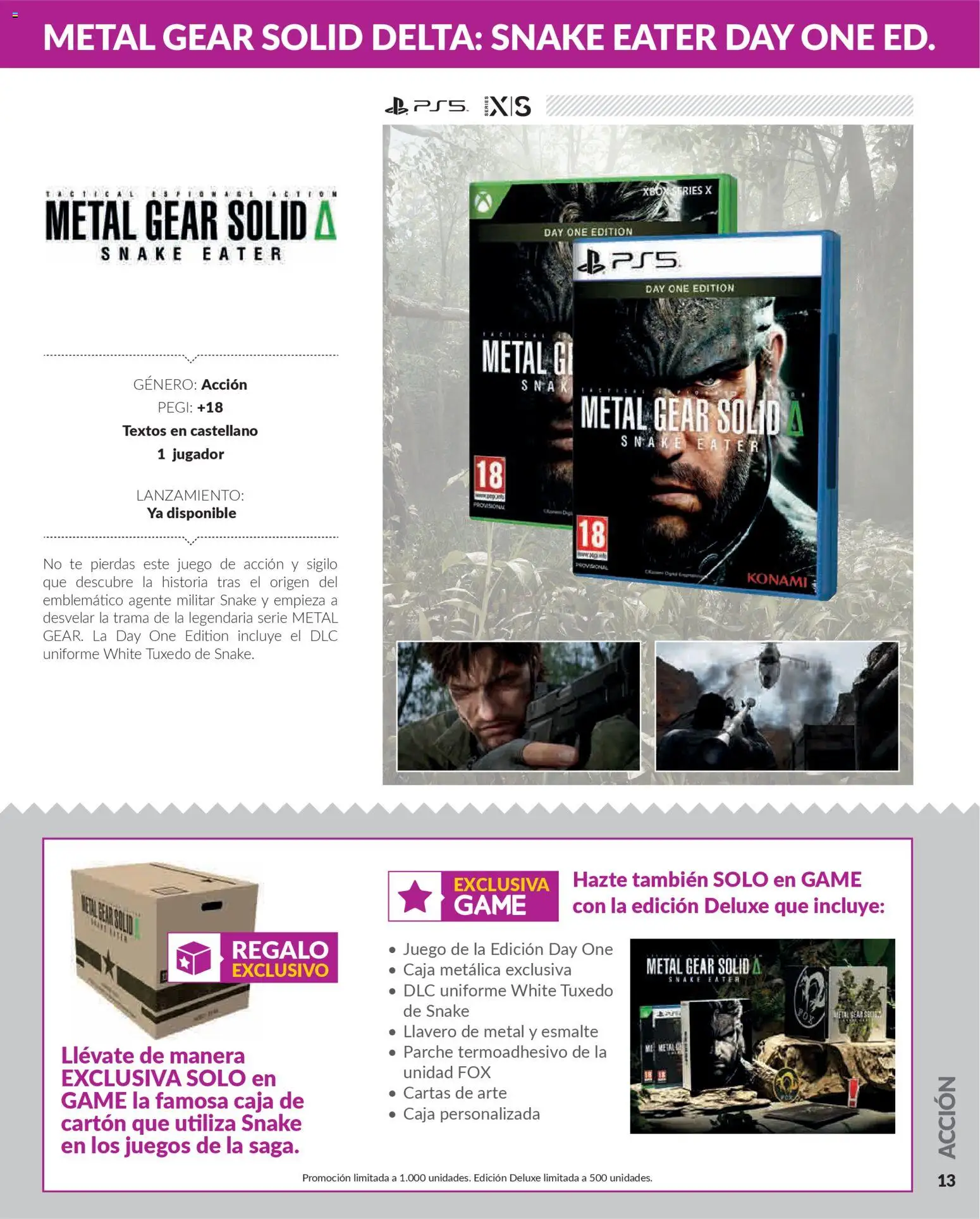 Game folleto │ válido desde el 03/12/2025 | Página: 13 | Productos: Té, Jugador, Caja