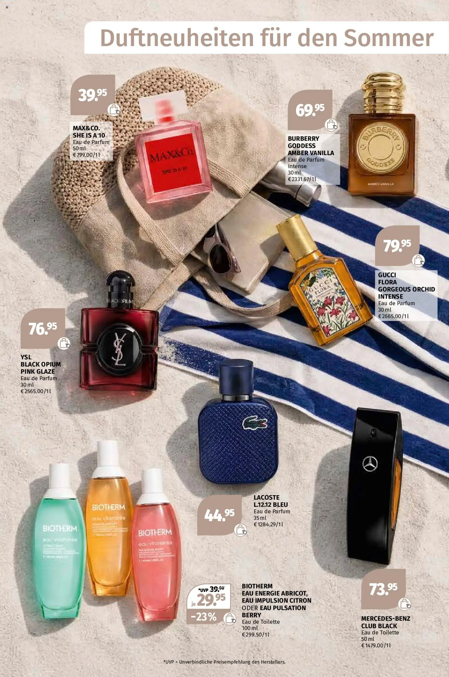 Müller Parfümerie-Highlights – gültig ab 03.08.2026 | Seite: 6 | Produkte: Toilette, Parfüm, Eau de Toilette, Eau de Parfum