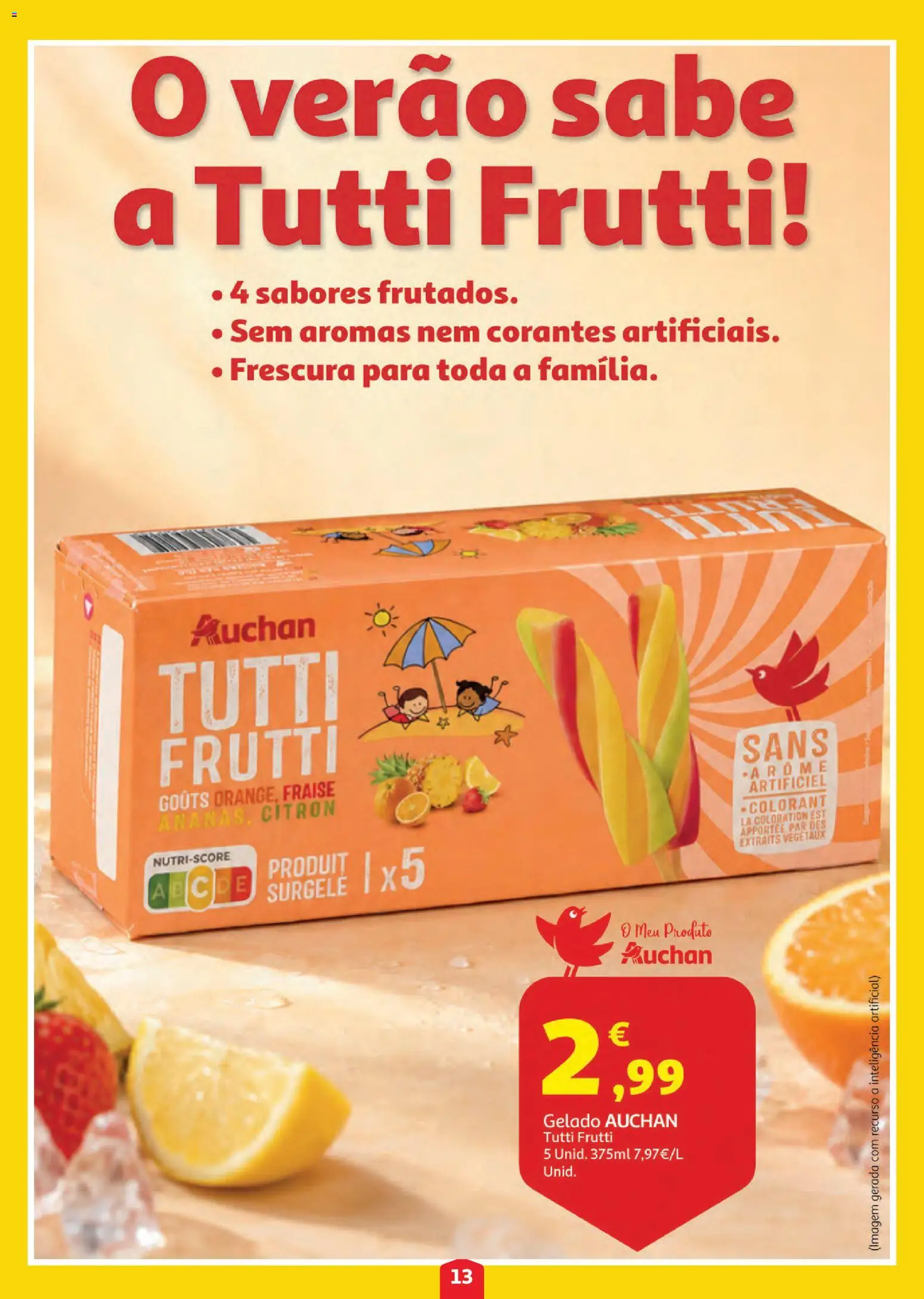 Auchan folheto │ válido de 20/08/2026 | Página: 13 | Produtos: Gelado