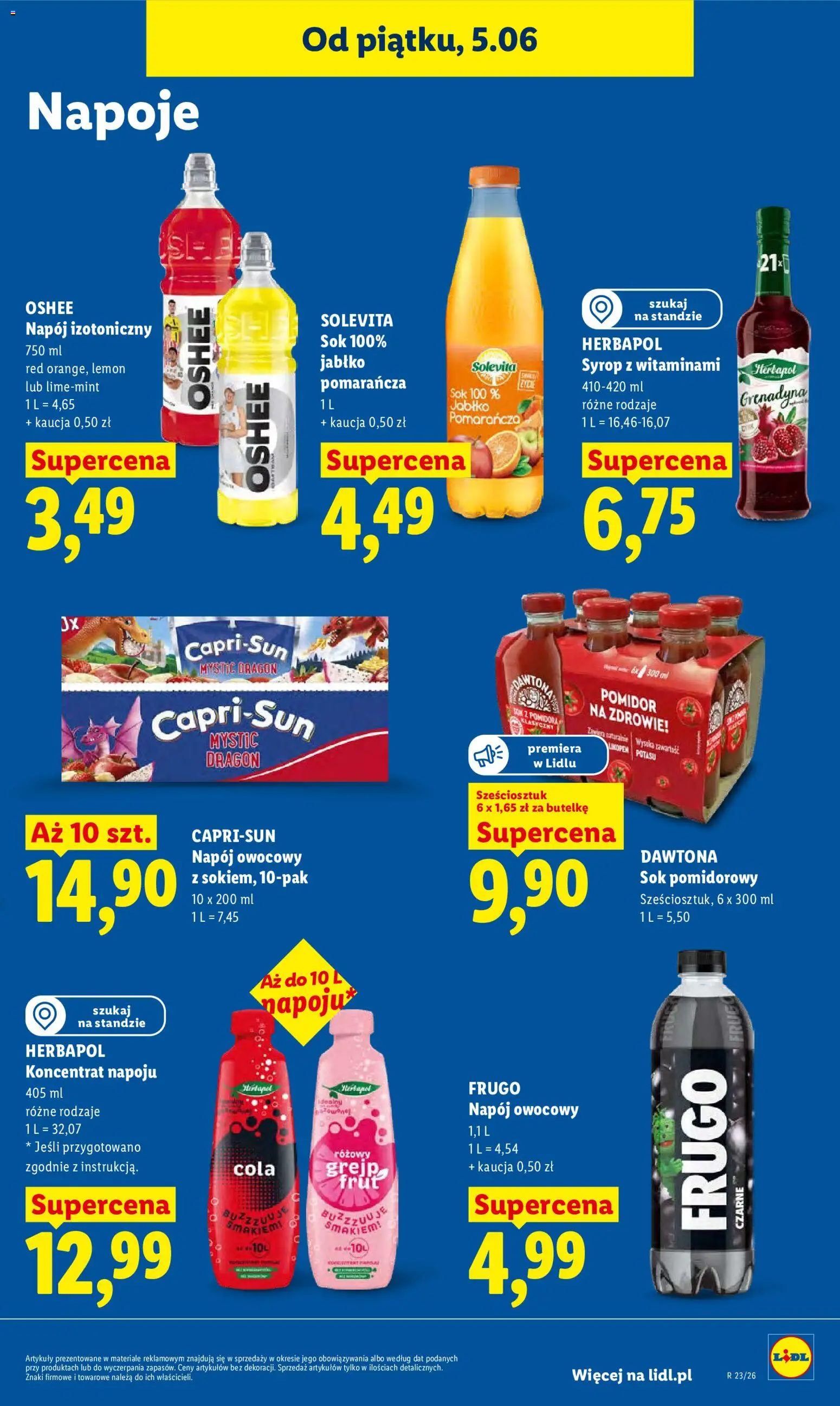 Lidl Polsko leták od 05.06.2026 | Strana: 67 | Produkty: Solevita, Cola
