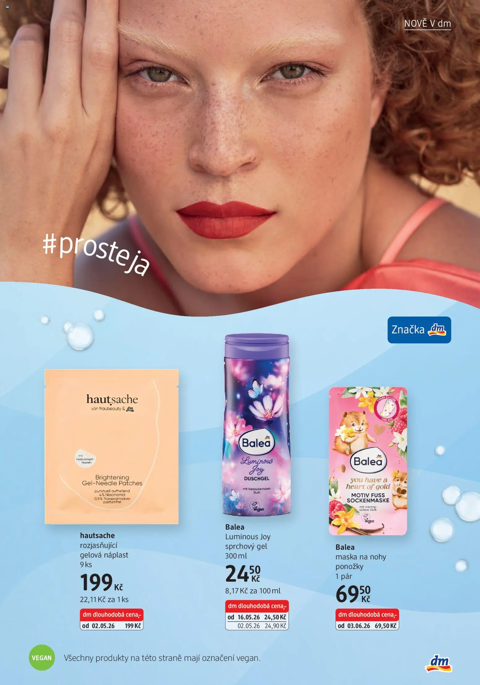 dm drogerie leták od 04.06.2026 | Strana: 23 | Produkty: Sprchový gel, Ponožky, Náplast, Maska