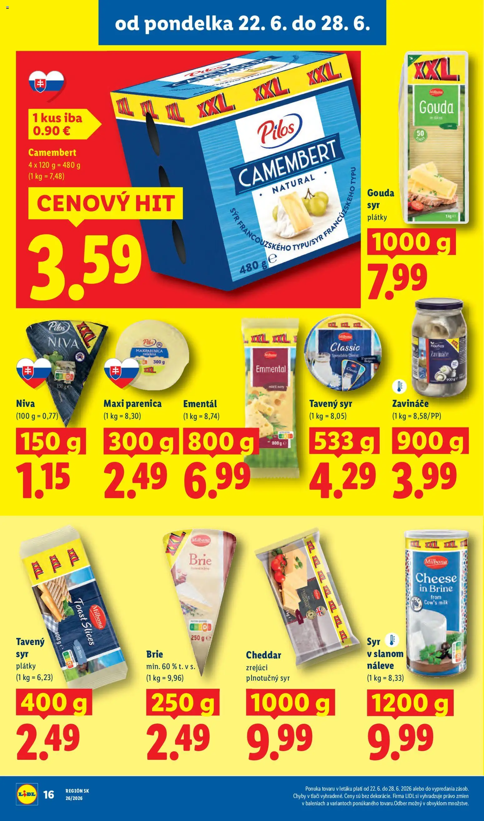 Nové Lidl akcie – leták je platný od 22.06.2026 | Strana: 26