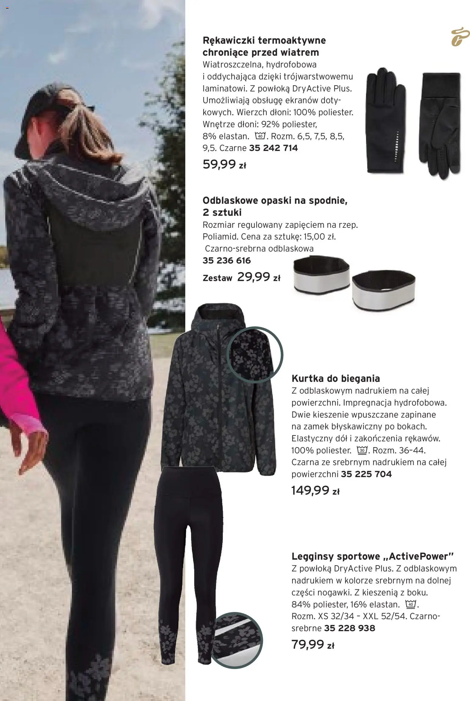 Tchibo promocje od 13.10.2026 | Strona: 7 | Produkty: Kurtka, Legginsy, Rękawiczki