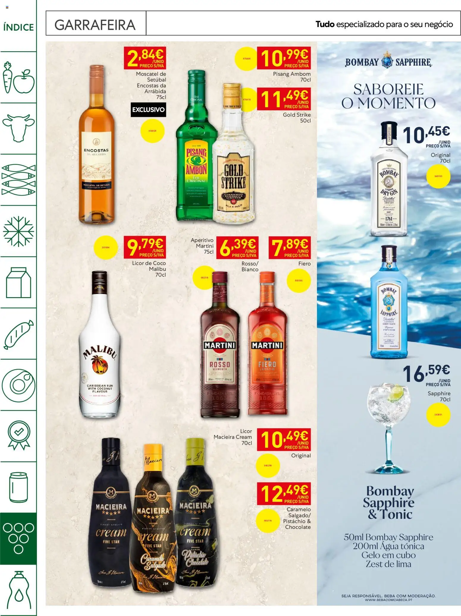 Recheio Horeca │ válido de 14/07/2026 | Página: 26 | Produtos: Agua, Licor, Macieira cream, Chocolate