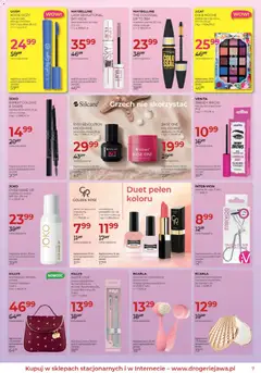 Pogląd oferty "Jawa gazetka" - ważna od 04.08.2026 | Strona: 7 | Produkty: Pomadka, Baza hybrydowa, Lakier do paznokci, Pomadka do ust