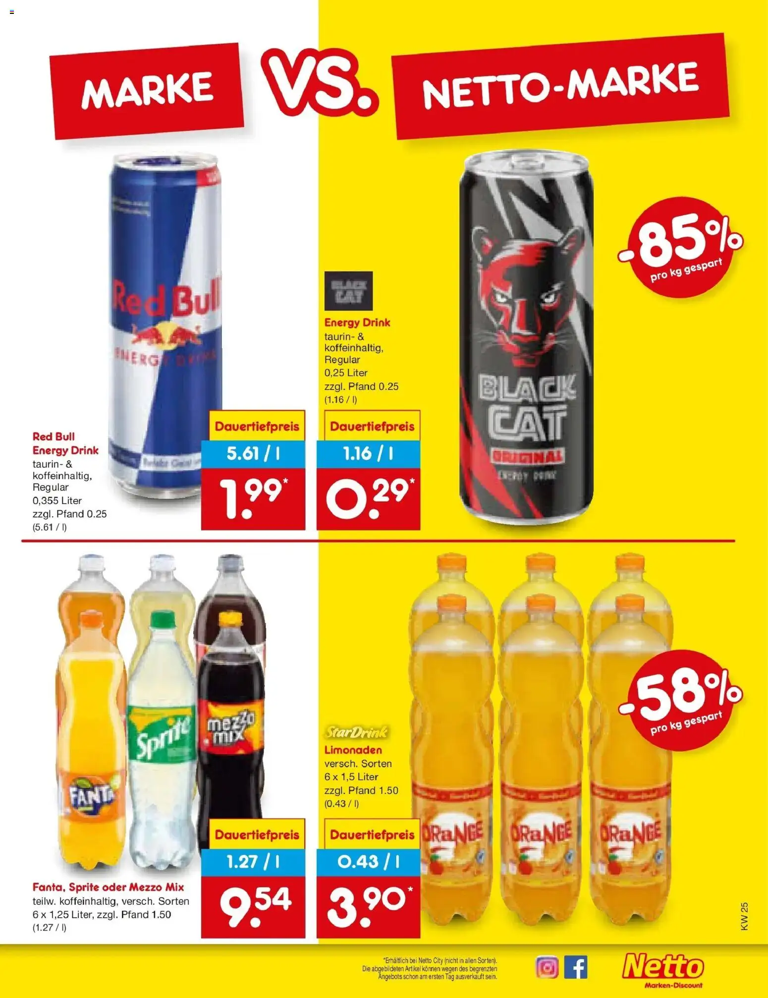 Netto Marken-Discount Prospekt Kremmen – gültig ab 14.06.2026 | Seite: 59 | Produkte: Red bull, Sprite, Energy, Oder mezzo mix