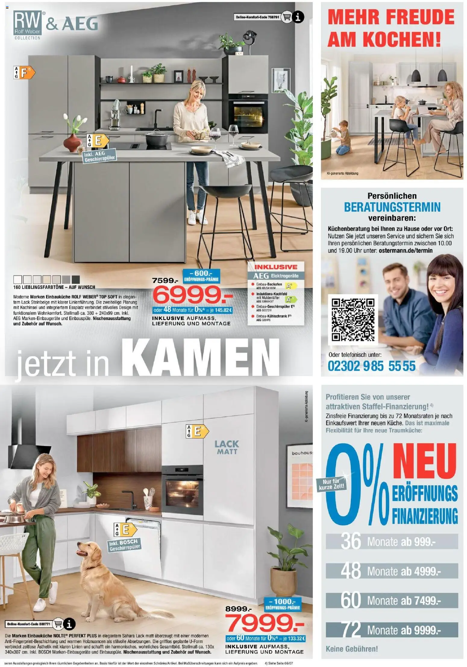 Ostermann Prospekt – gültig ab 31.10.2026 | Seite: 5 | Produkte: Top, AEG, Einbauküche, Uhr