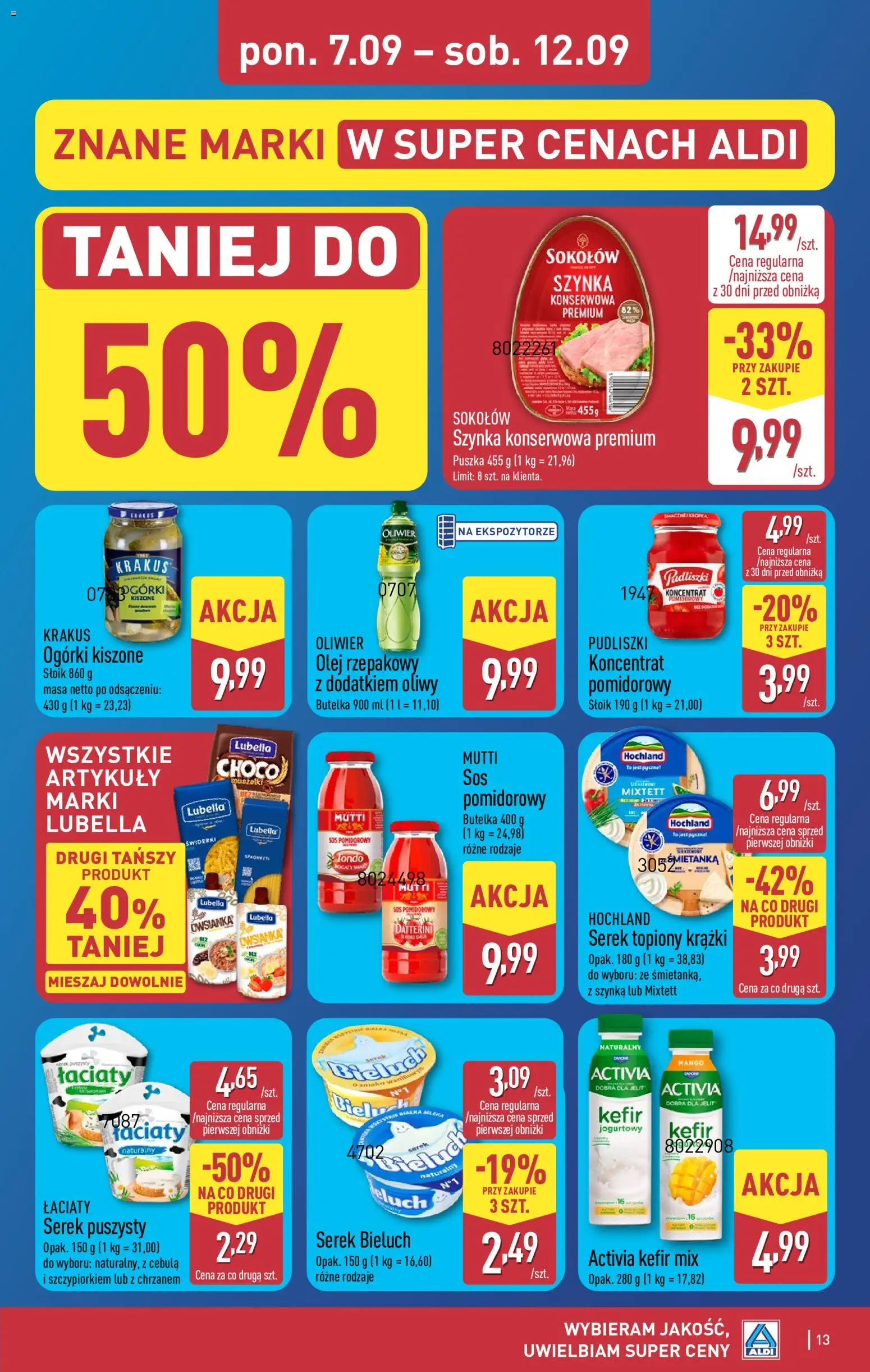 Aldi gazetka od 07.09.2026 | Strona: 13