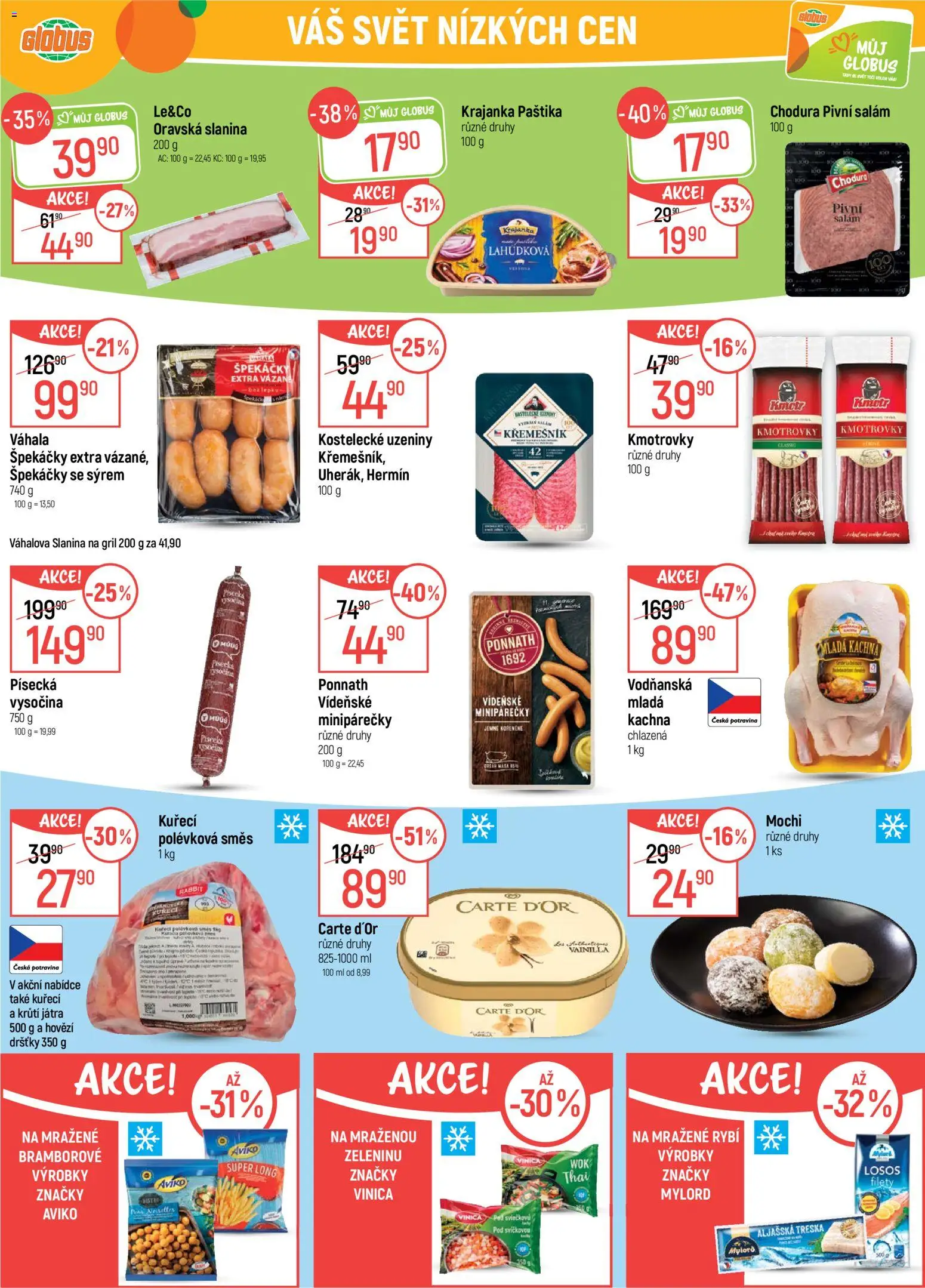 Globus leták od 05.08.2026 | Strana: 21 | Produkty: Gril, Vysočina, Carte d'or, Slanina