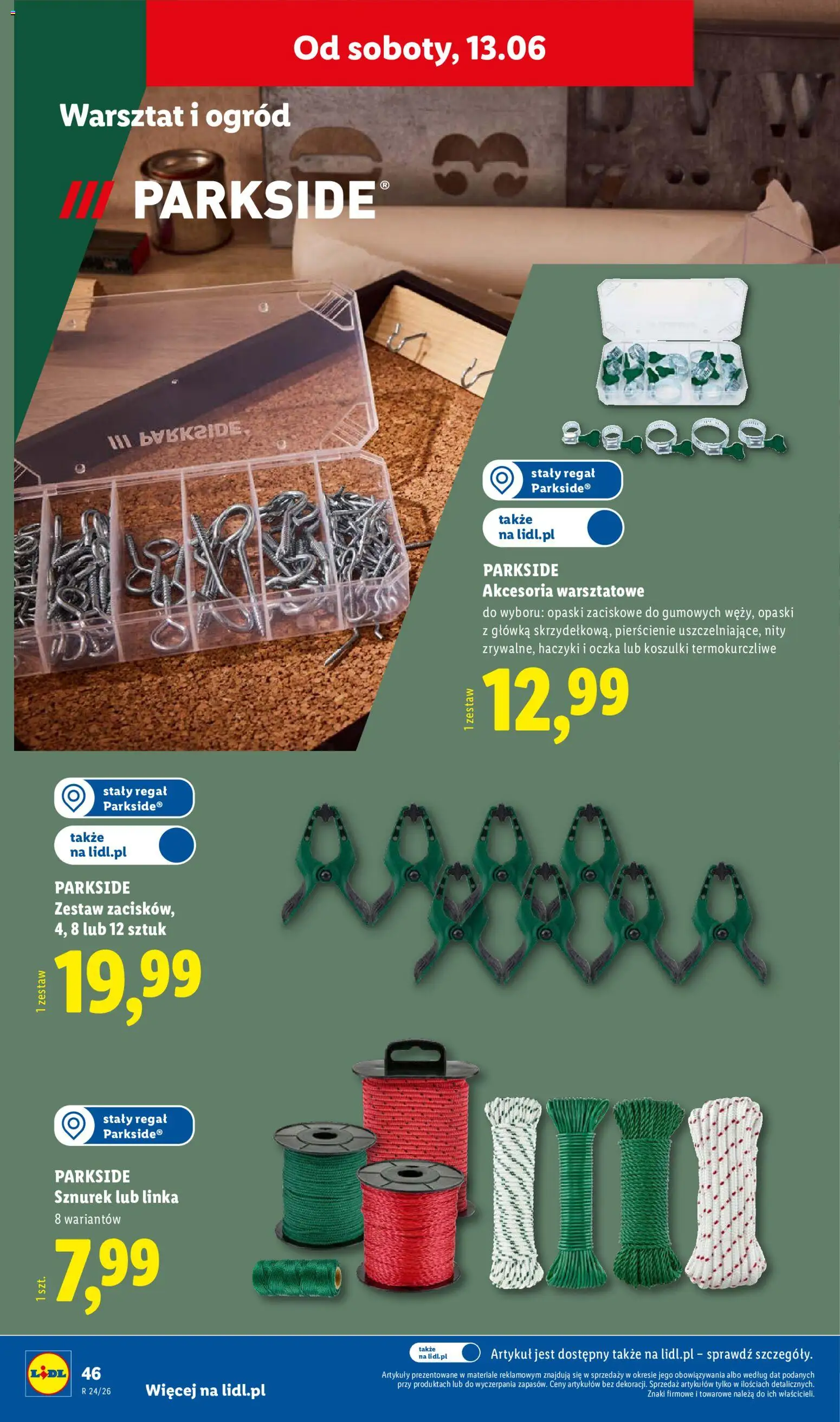 Lidl Polsko katalog od 08.06.2026 | Strana: 50 | Produkty: Parkside, Regál