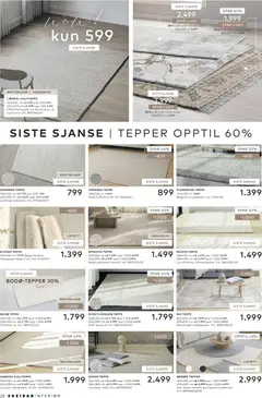 Forhåndsvisning av Skeidar kundeavis gyldig fra 31/08/2026 | Side: 20 | Produkter: Tepper, Lys, Teppe, Interiør