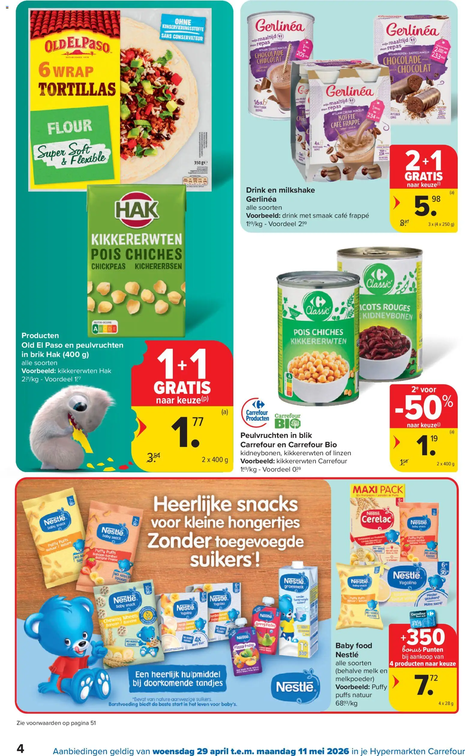 {H1} | Pagina: 4 | Producten: Kikkererwten, Linzen, Snacks, Koffie