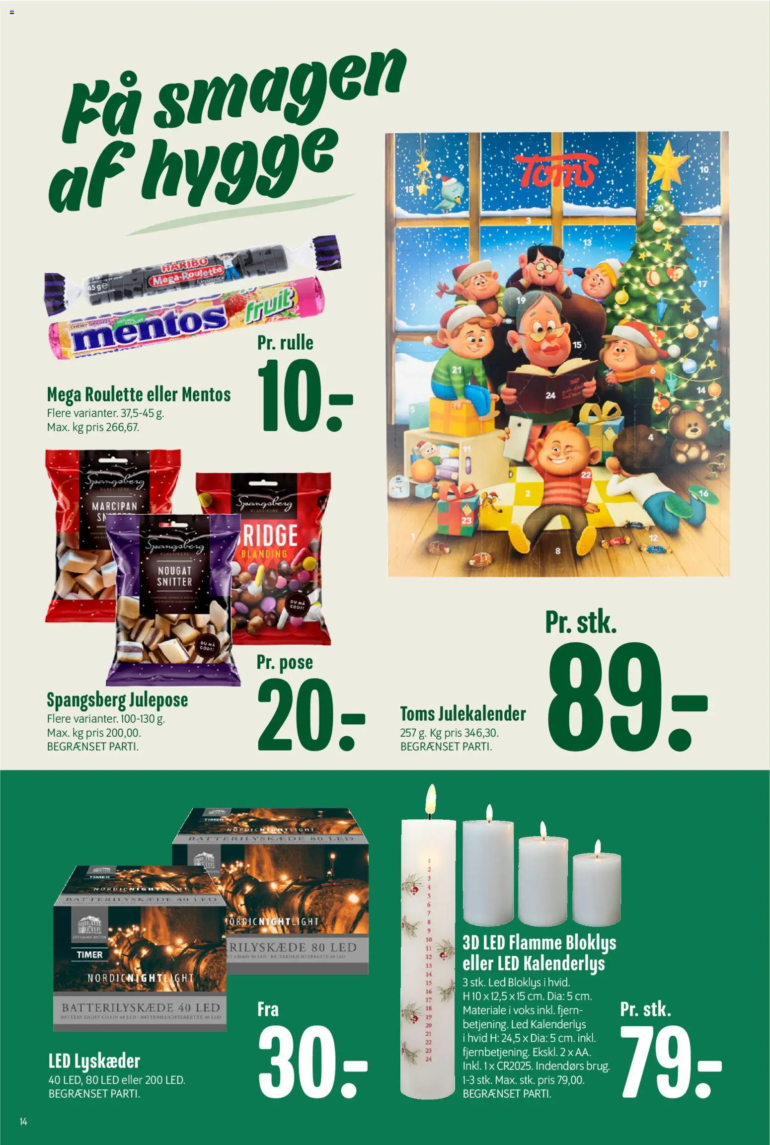 Min Købmand tilbudsavis – gyldig fra 30/10/2026 | Side: 15 | Produkter: Ridge, Marcipan, Nougat