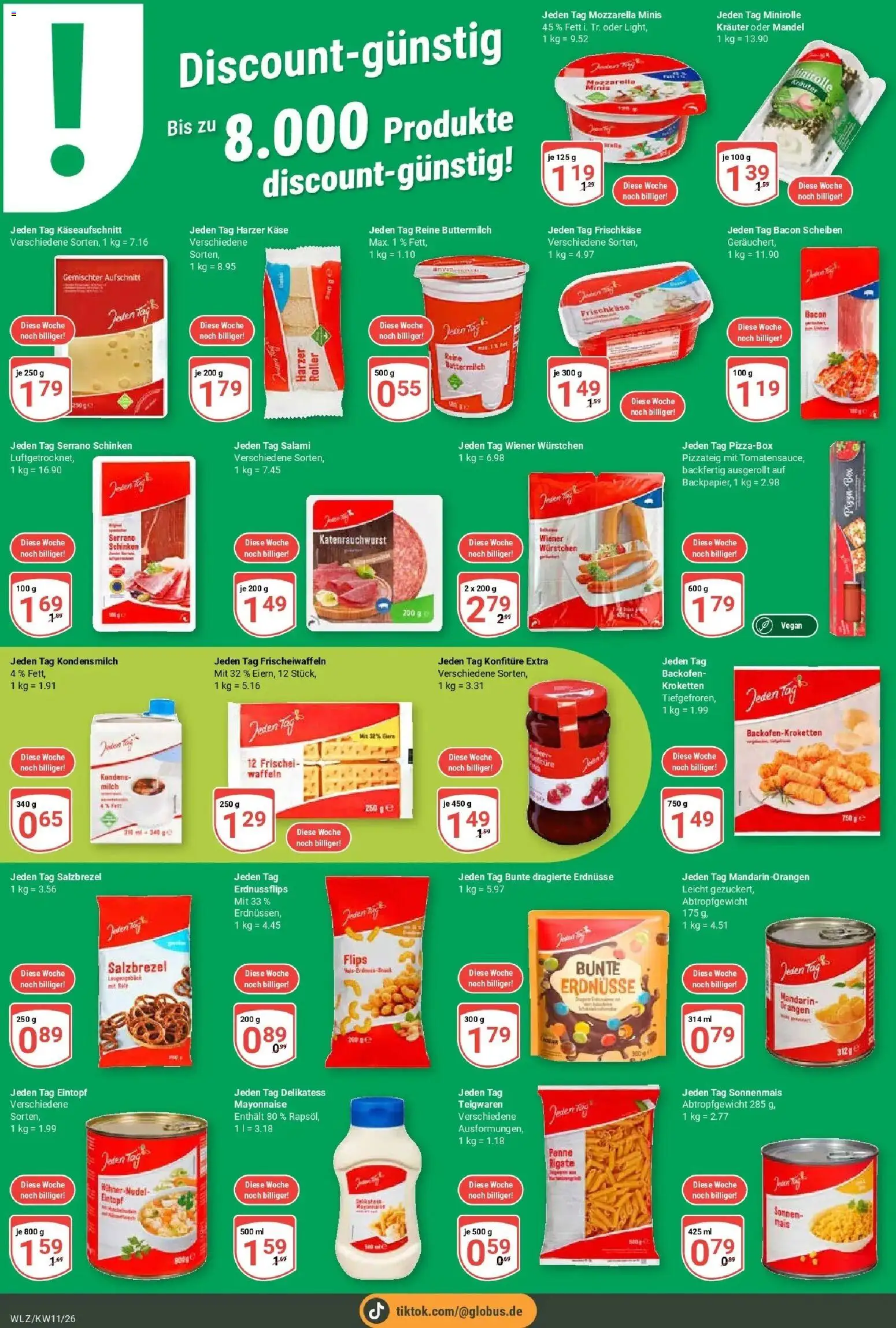 Globus prospekt Weischlitz	 – gültig ab 09.03.2026 | Seite: 23 | Produkte: Erdnüsse, Milch, Mayonnaise, Frischkase