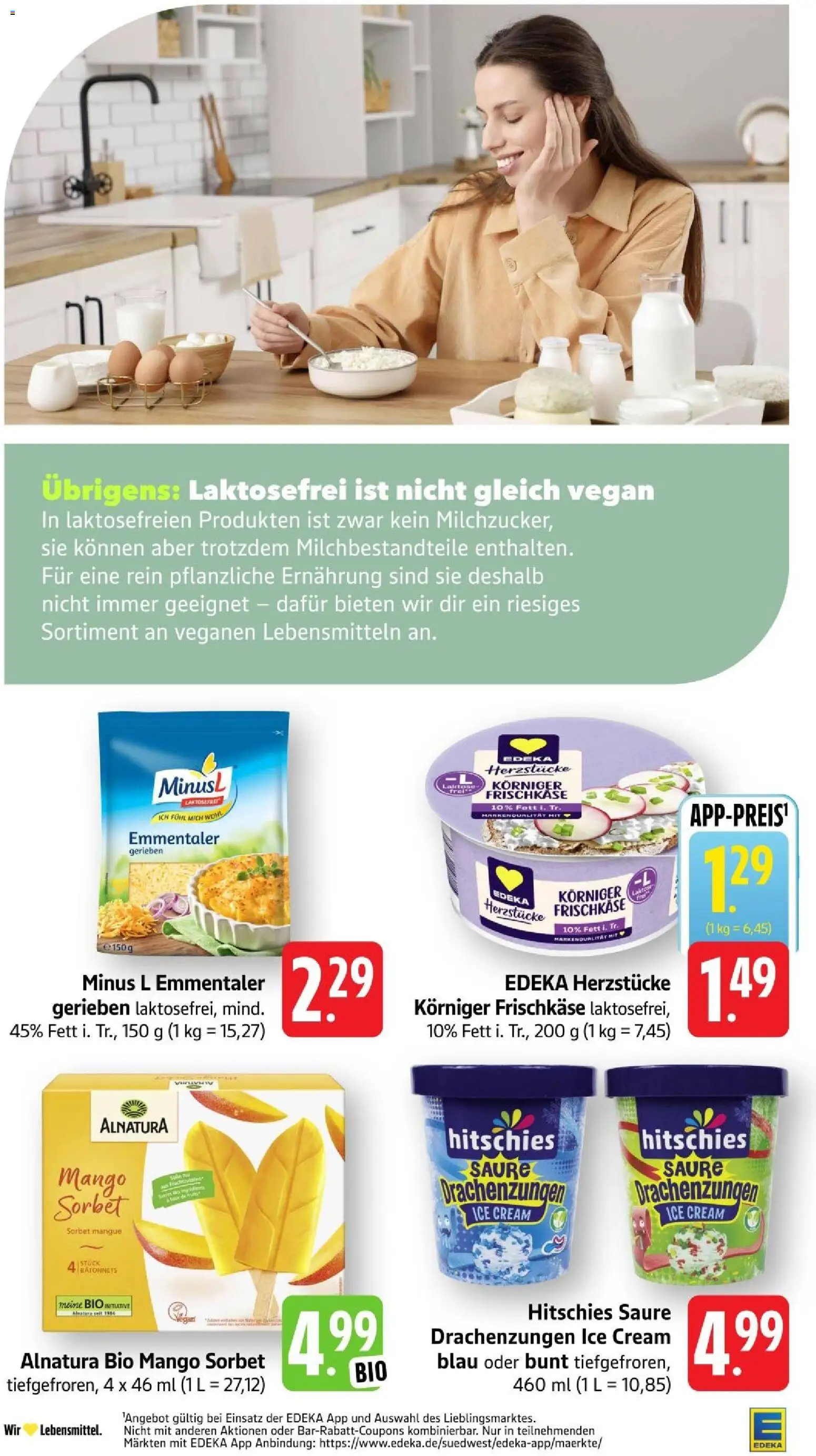 Edeka Prospekt Stuttgart – gültig ab 23.08.2026 | Seite: 21 | Produkte: Mango, Frischkase