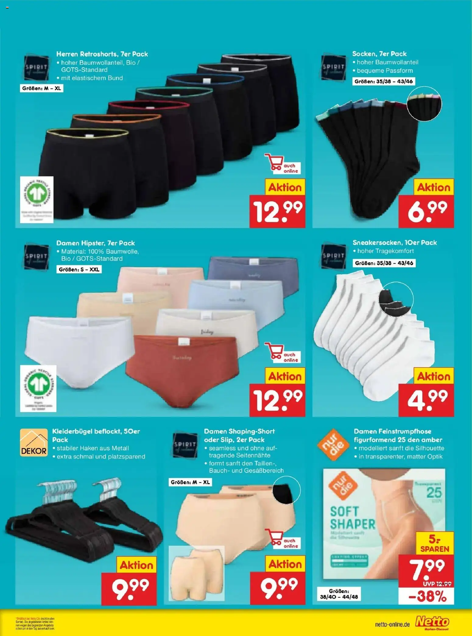 Netto Marken-Discount Prospekt Hamburg – gültig ab 03.08.2026 | Seite: 36 | Produkte: Kleiderbügel