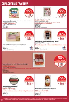 Monoprix - Prévisualisation de Monoprix catalogue valide à partir de 30/06/2026 | Page: 42 | Produits: Caviar, Jambon serrano, Jambon, Porc