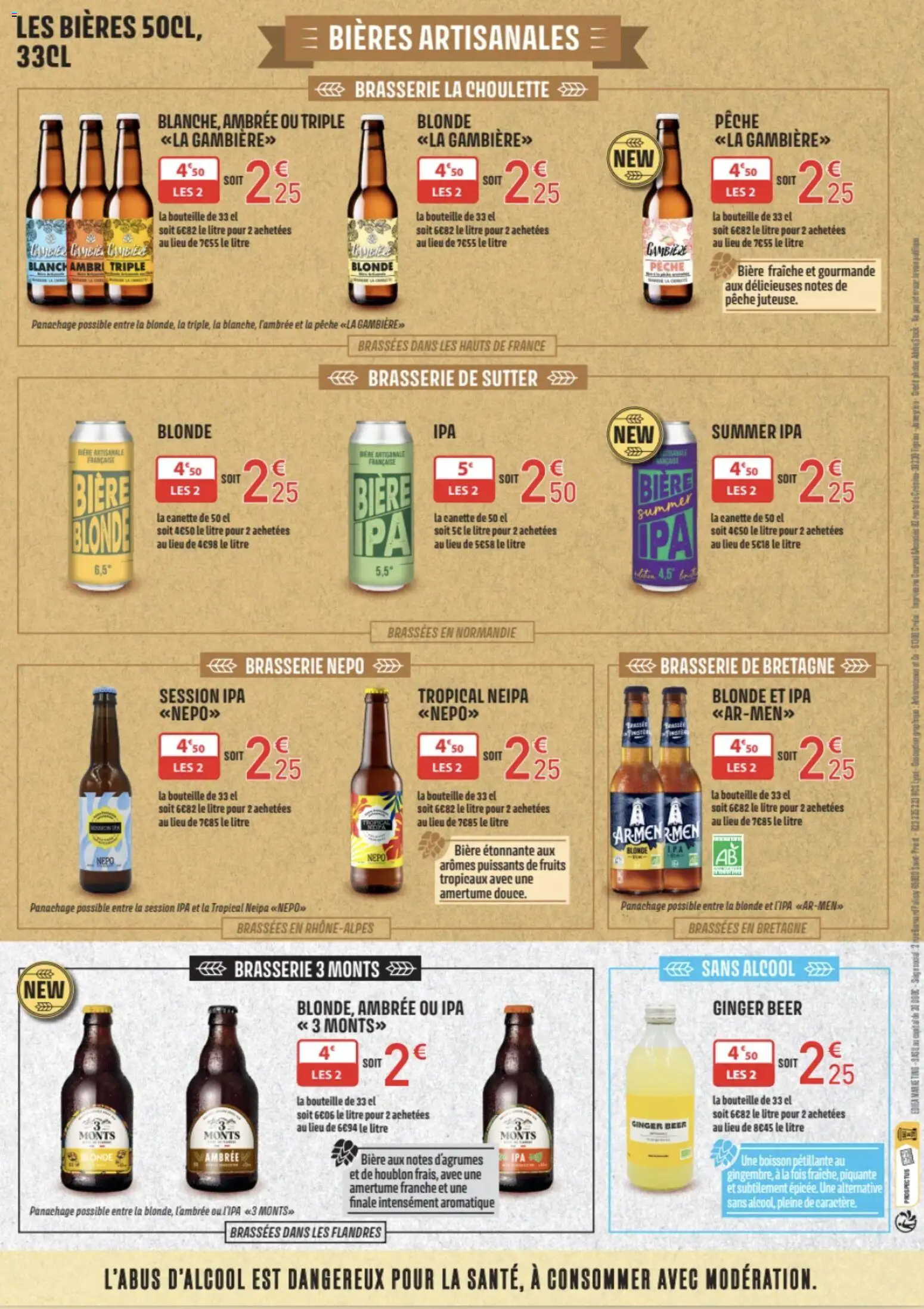 {H1} | Page: 4 | Produits: Alcool, Pêche, Bière