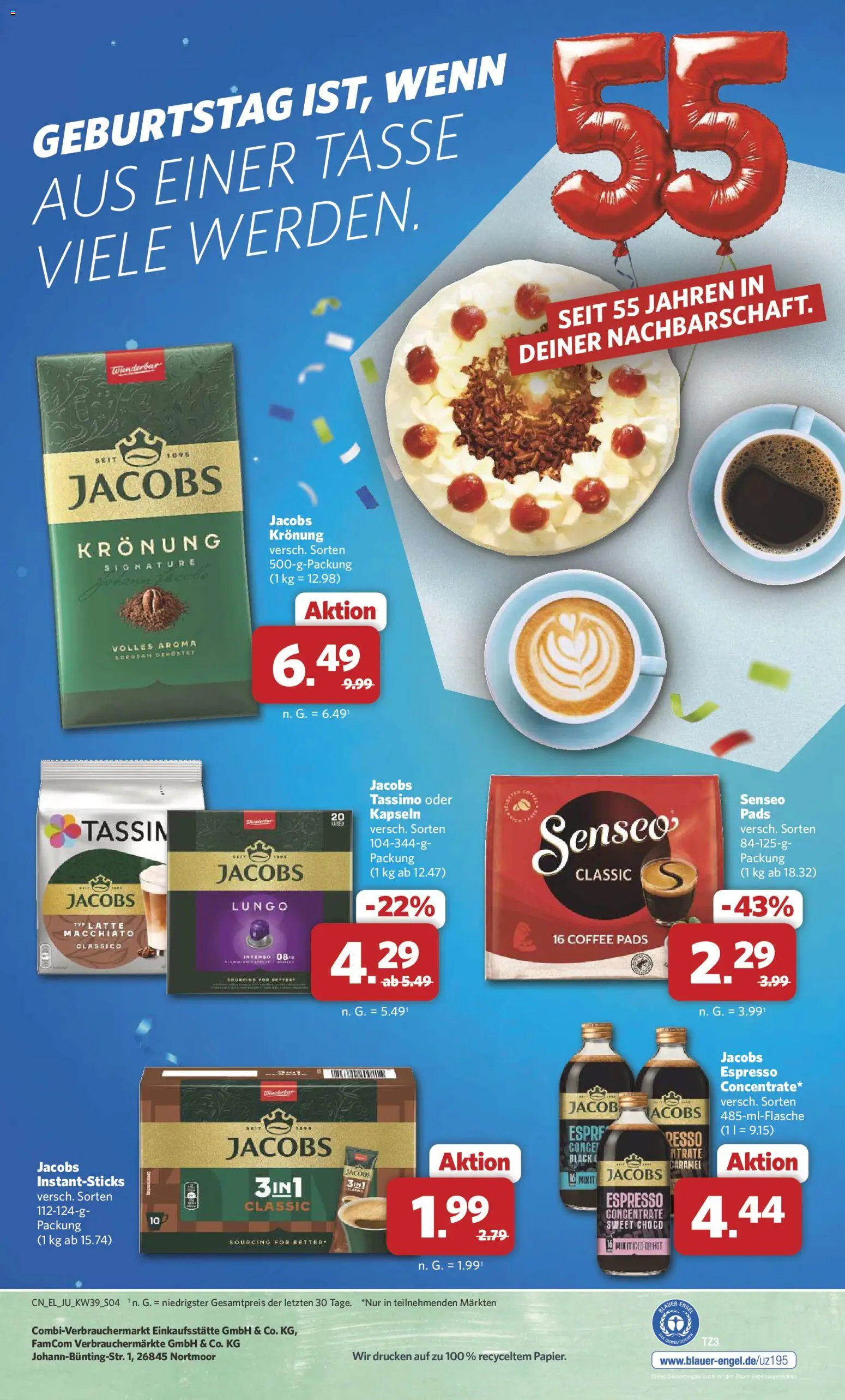 Combi Sonderangebote – gültig ab 21.09.2026 | Seite: 4 | Produkte: Senseo, Tassimo