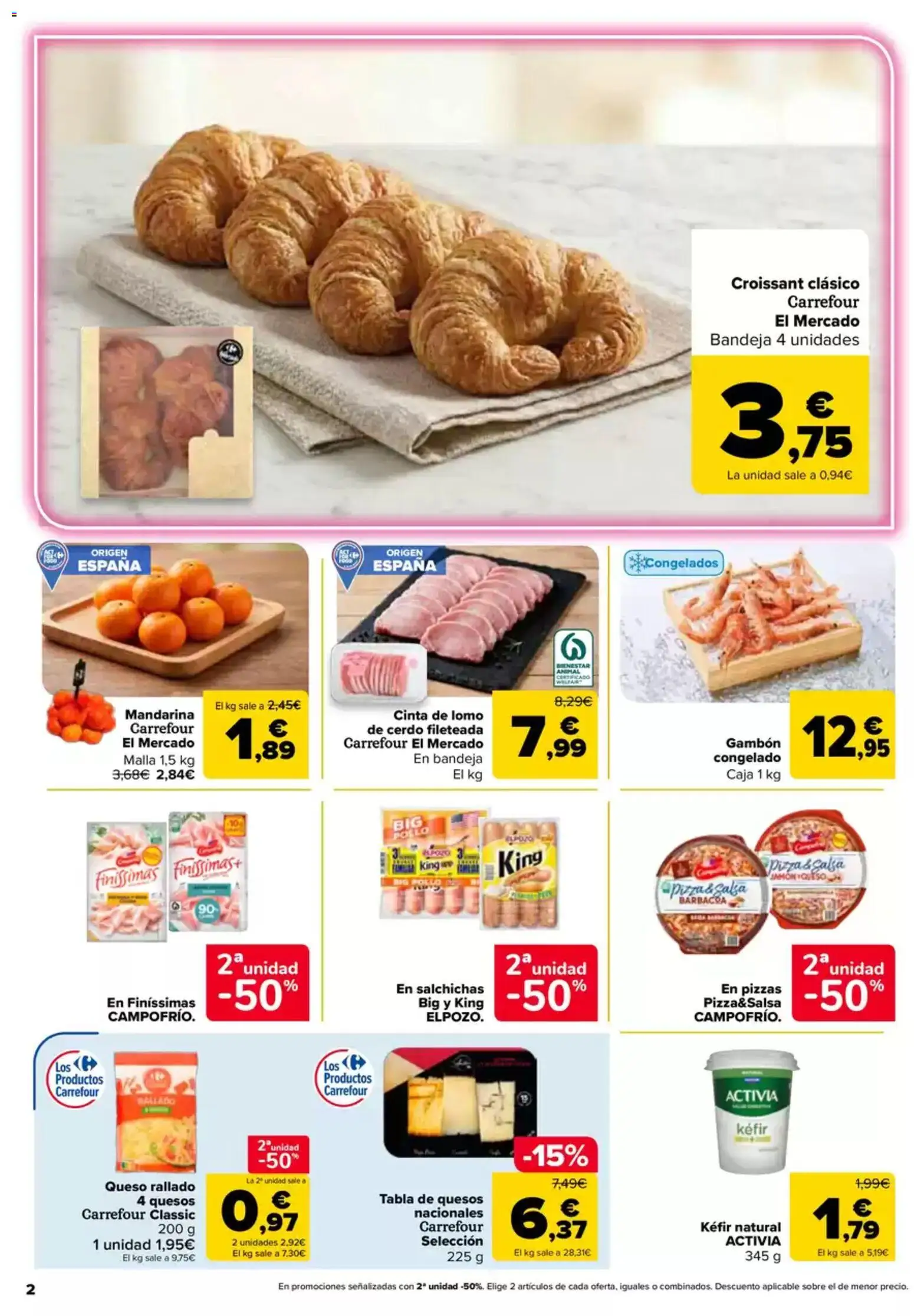 Carrefour Express folleto │ válido desde el 27/10/2026 | Página: 2 | Productos: Barbacoa, Lomo de cerdo, Bandeja, Salchichas