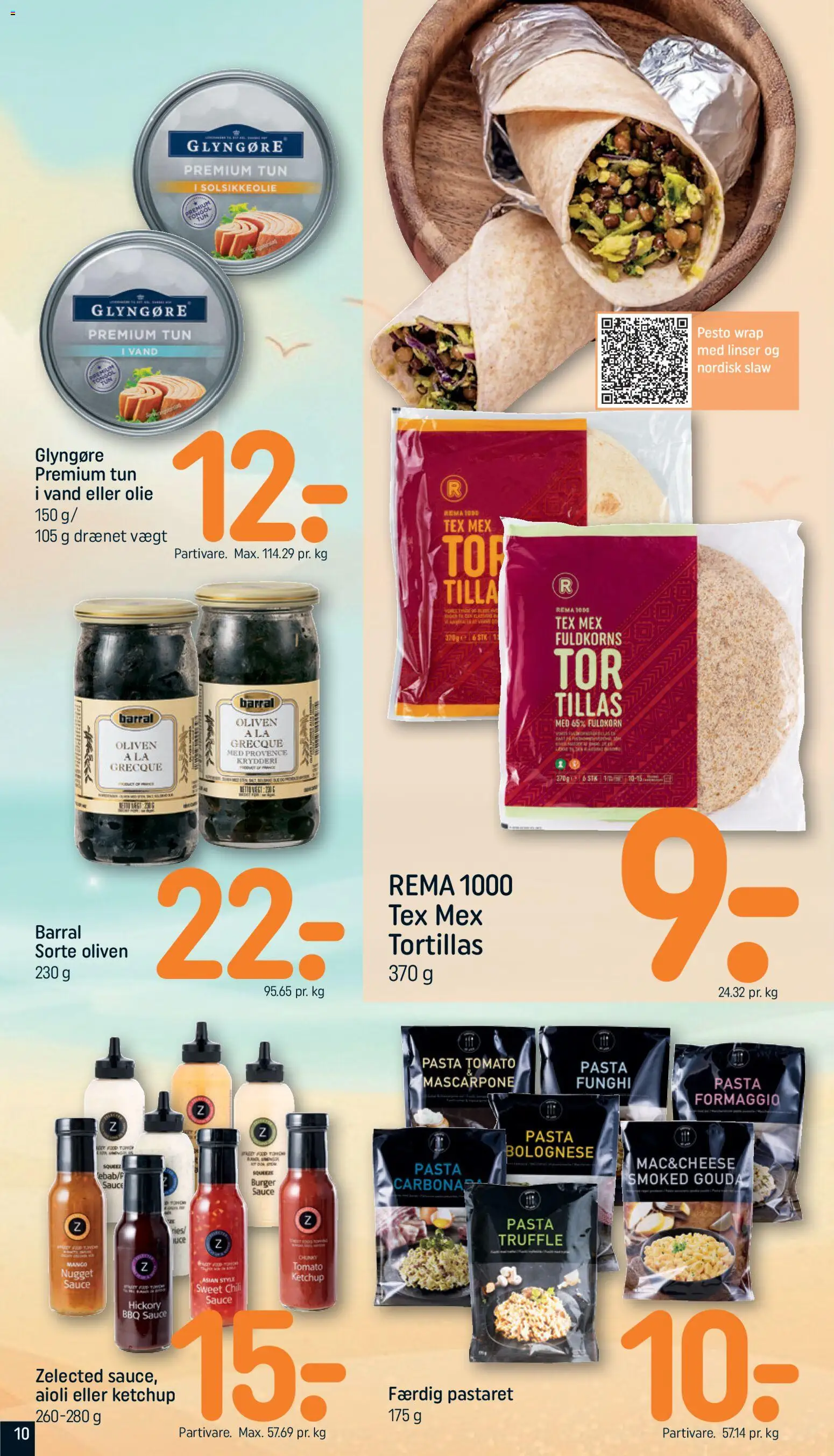 Rema 1000 tilbudsavis – gyldig fra 12/07/2026 | Side: 10 | Produkter: Chili, Olie, Solsikkeolie, Pesto