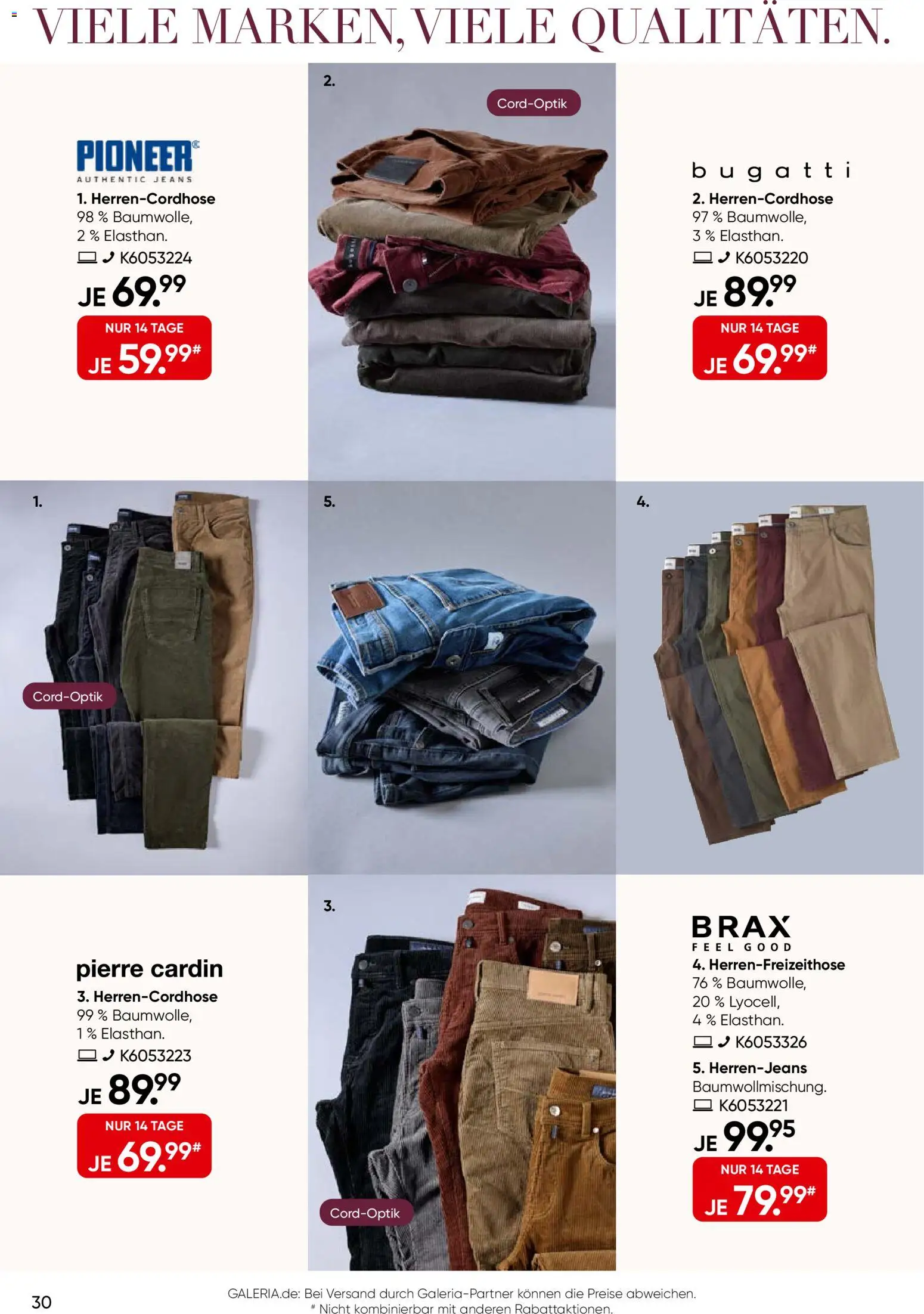 Galeria Karstadt Kaufhof Prospekt – gültig ab 28.09.2026 | Seite: 30