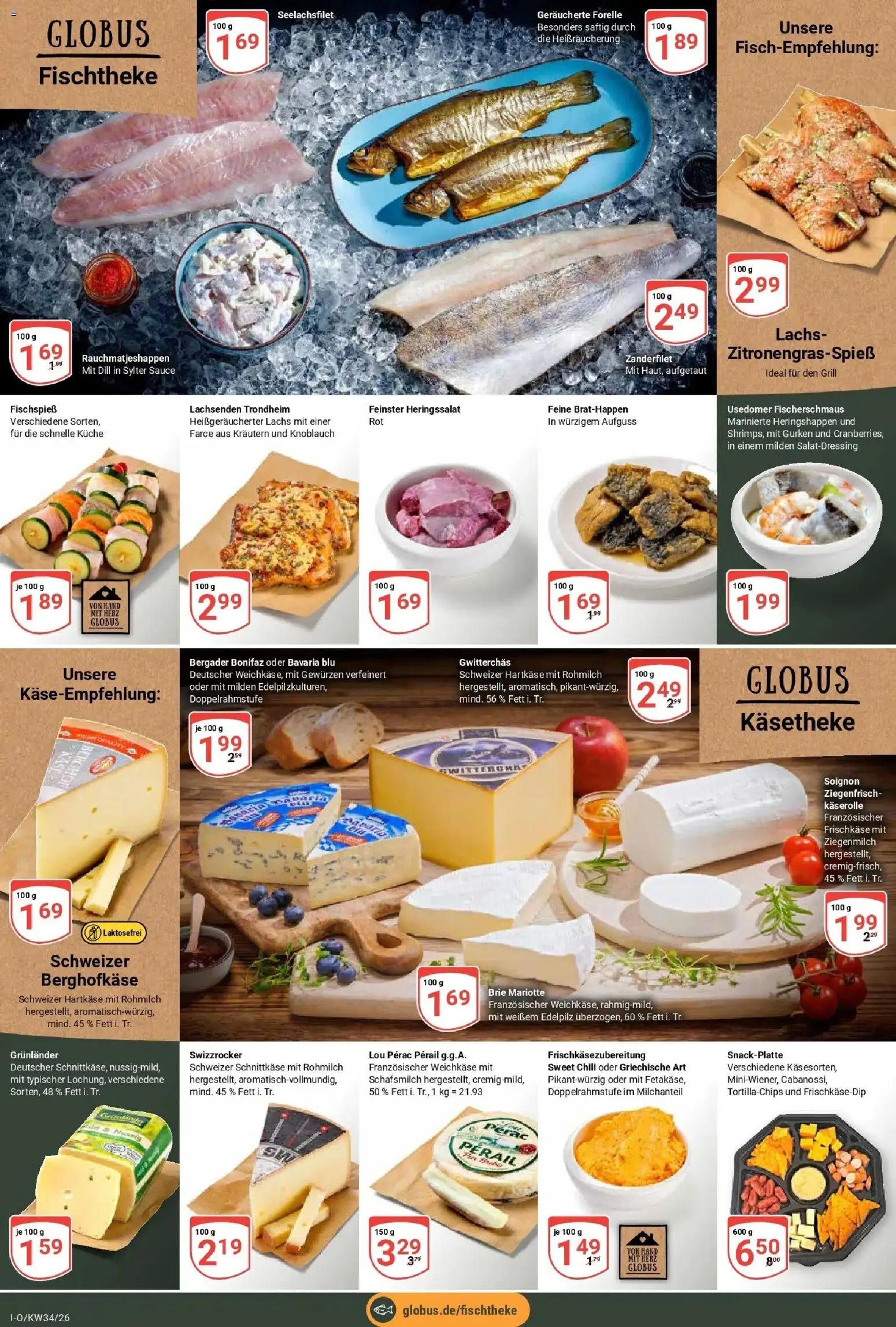 Globus Prospekt Idar-Oberstein (ab 17.08.2026) » Angebote online | Seite: 10 | Produkte: Küche, Lachs, Grunlander, Knoblauch