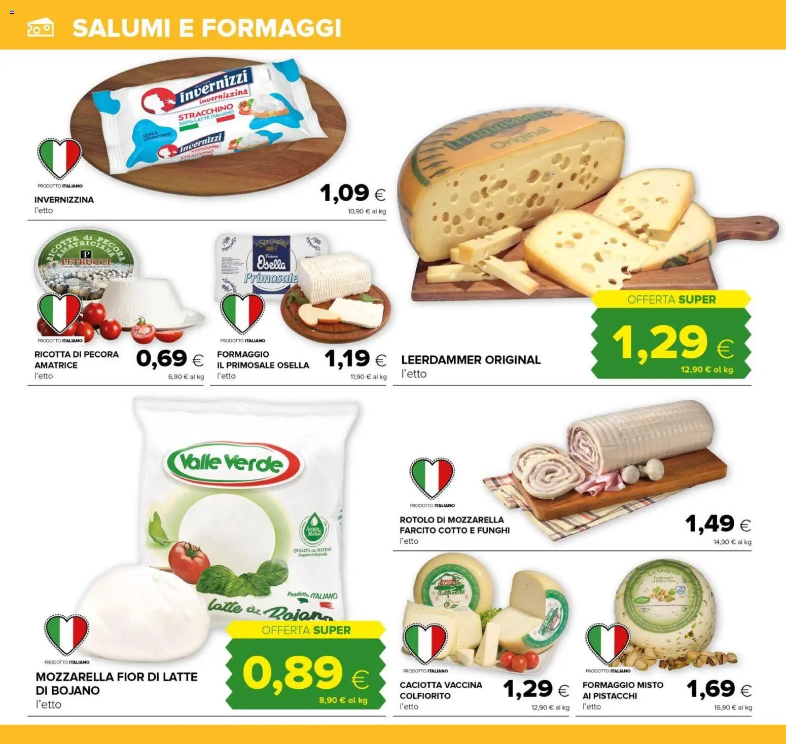 Volantino Oasi del 16/07/2026 | Pagina: 8 | Prodotti: Mozzarella, Latte, Funghi, Stracchino