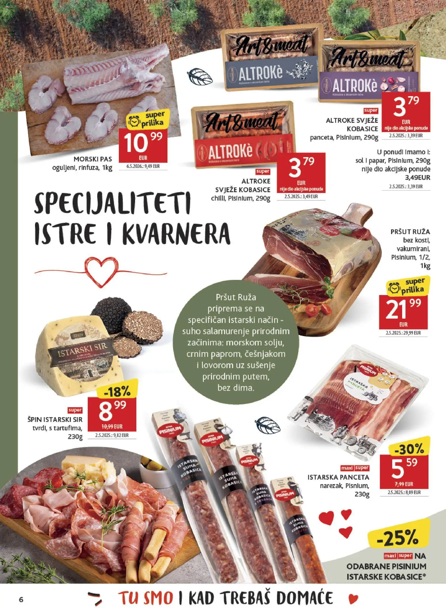 Konzum HR akciós ujság - amely érvényes a következő dátumtól: 18.05.2026 | Oldal: 6 | Termékek: Dió