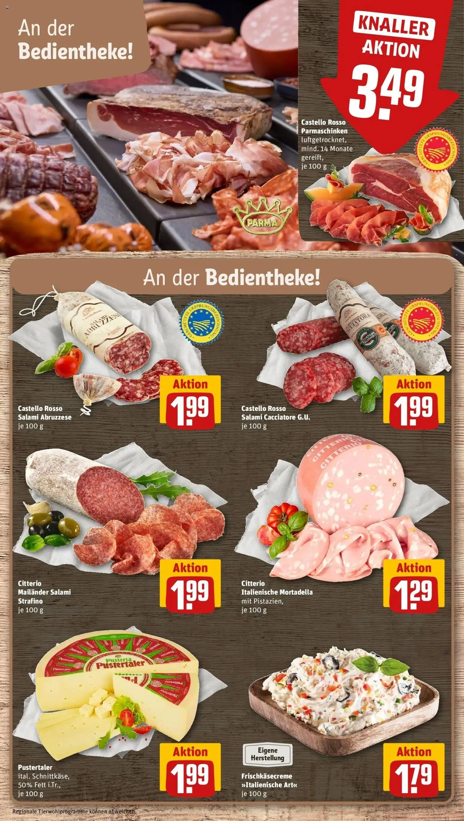 REWE Prospekt ab 05.10.2026 zum Blättern » Angebote | Seite: 13 | Produkte: Salami